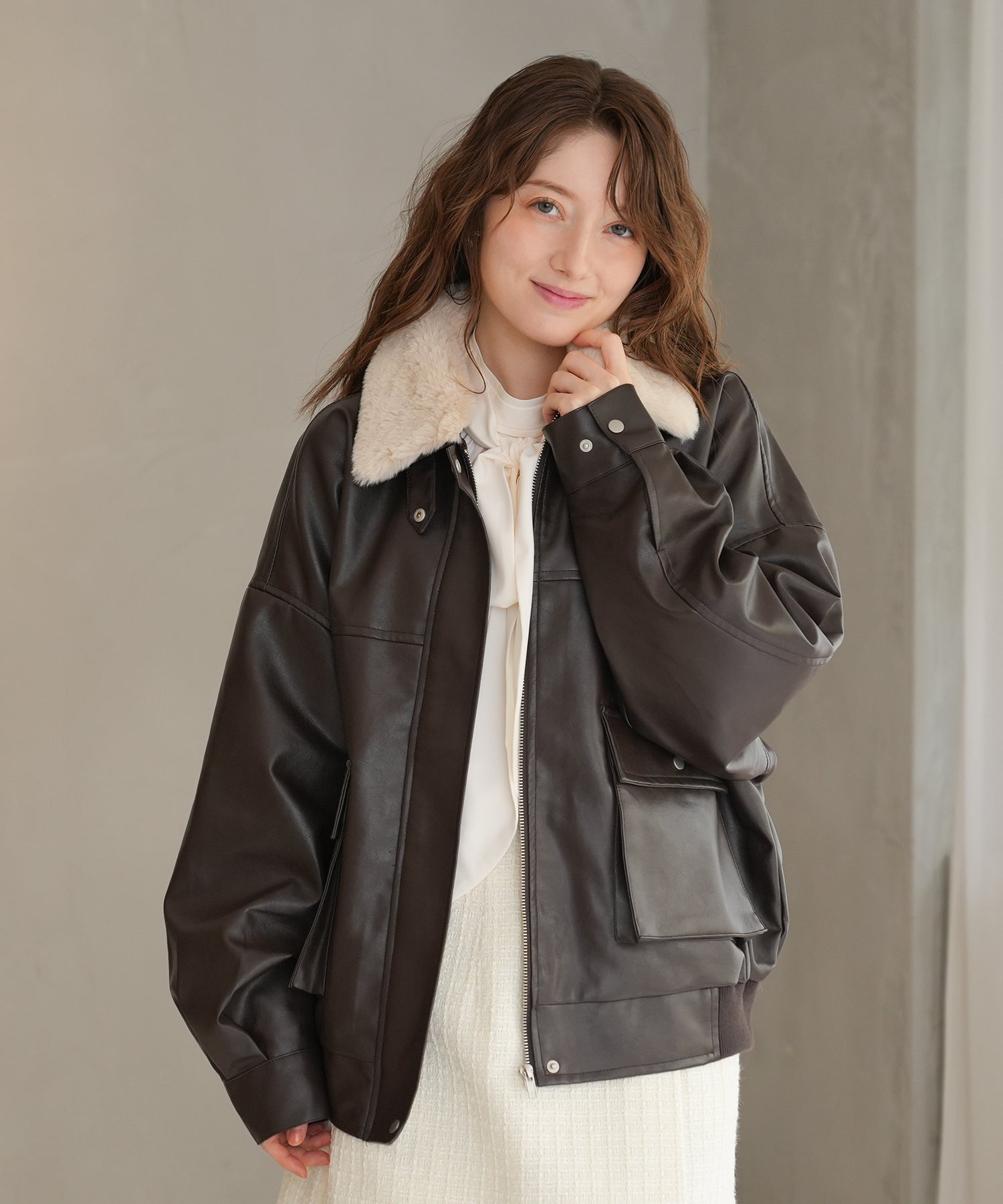ブラック MODEL:163 着用サイズ:M