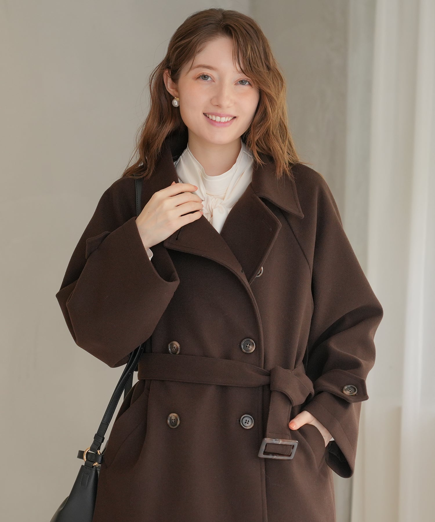 ブラウン model:163㎝ 着用サイズ:M