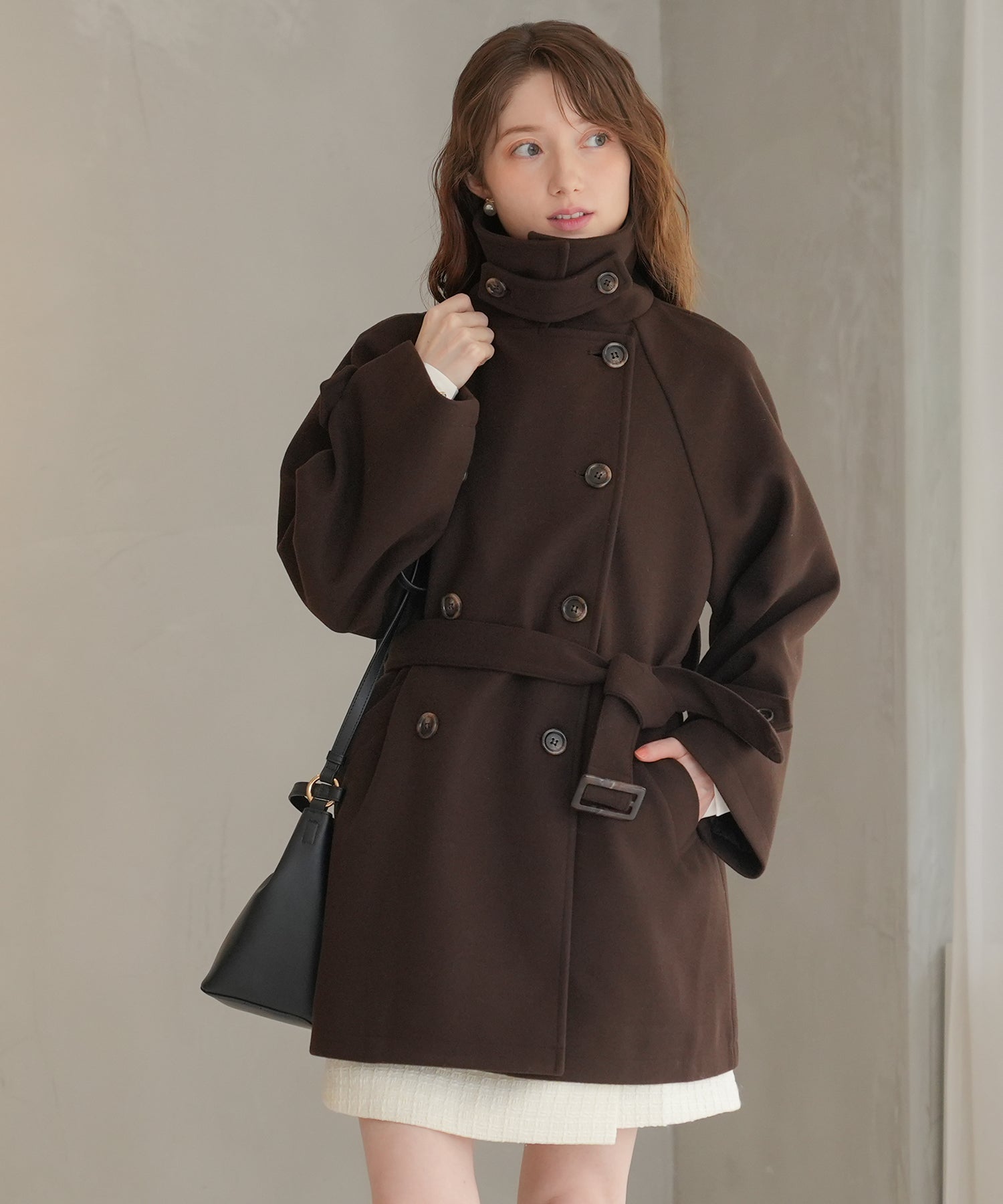 ブラウン model:163㎝ 着用サイズ:M