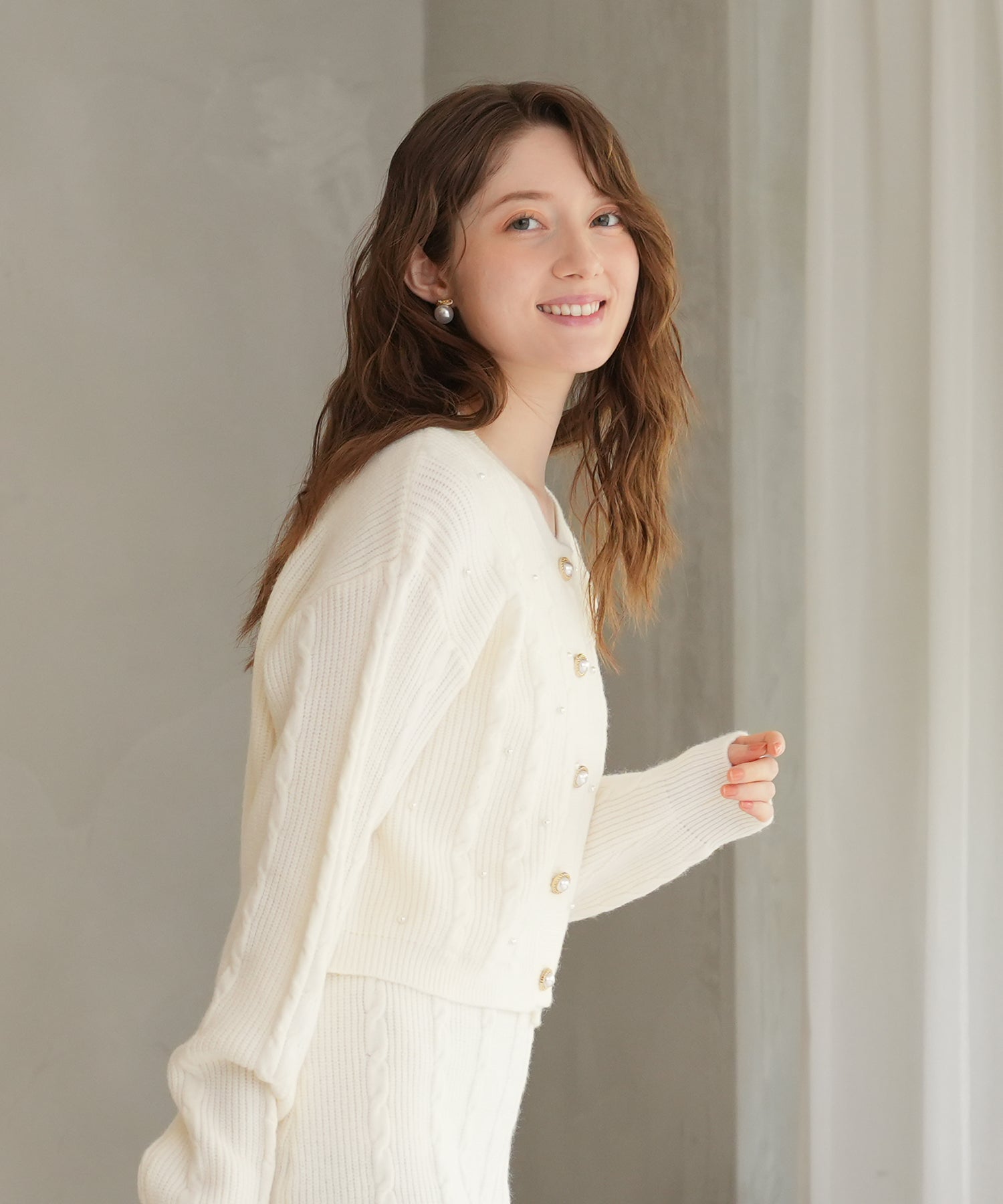 アイボリー model:163 着用サイズ:M