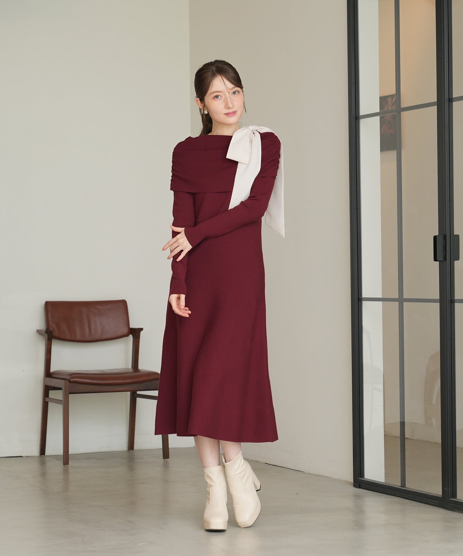 ワイン model:163 着用サイズ:M