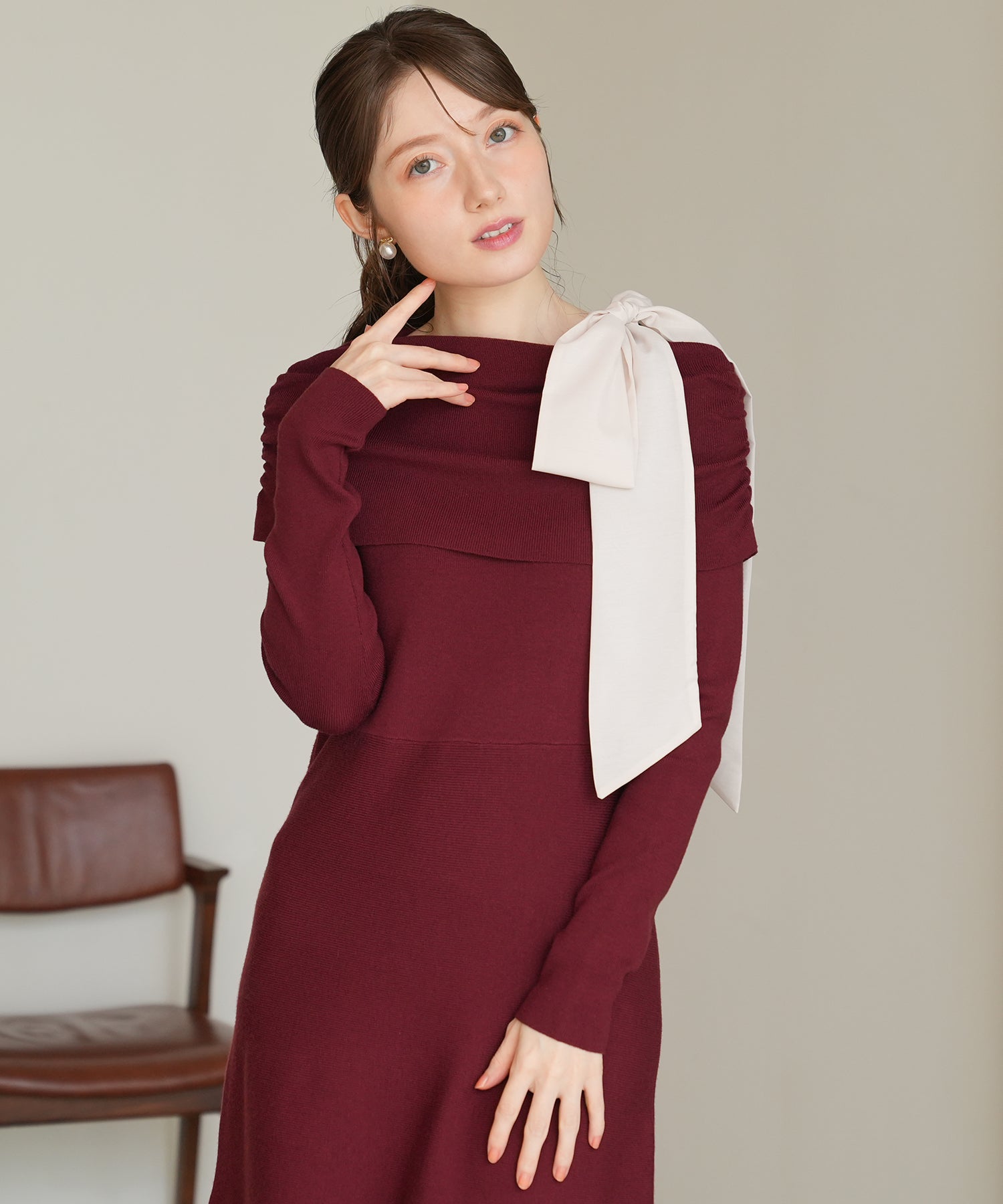 ワイン model:163 着用サイズ:M