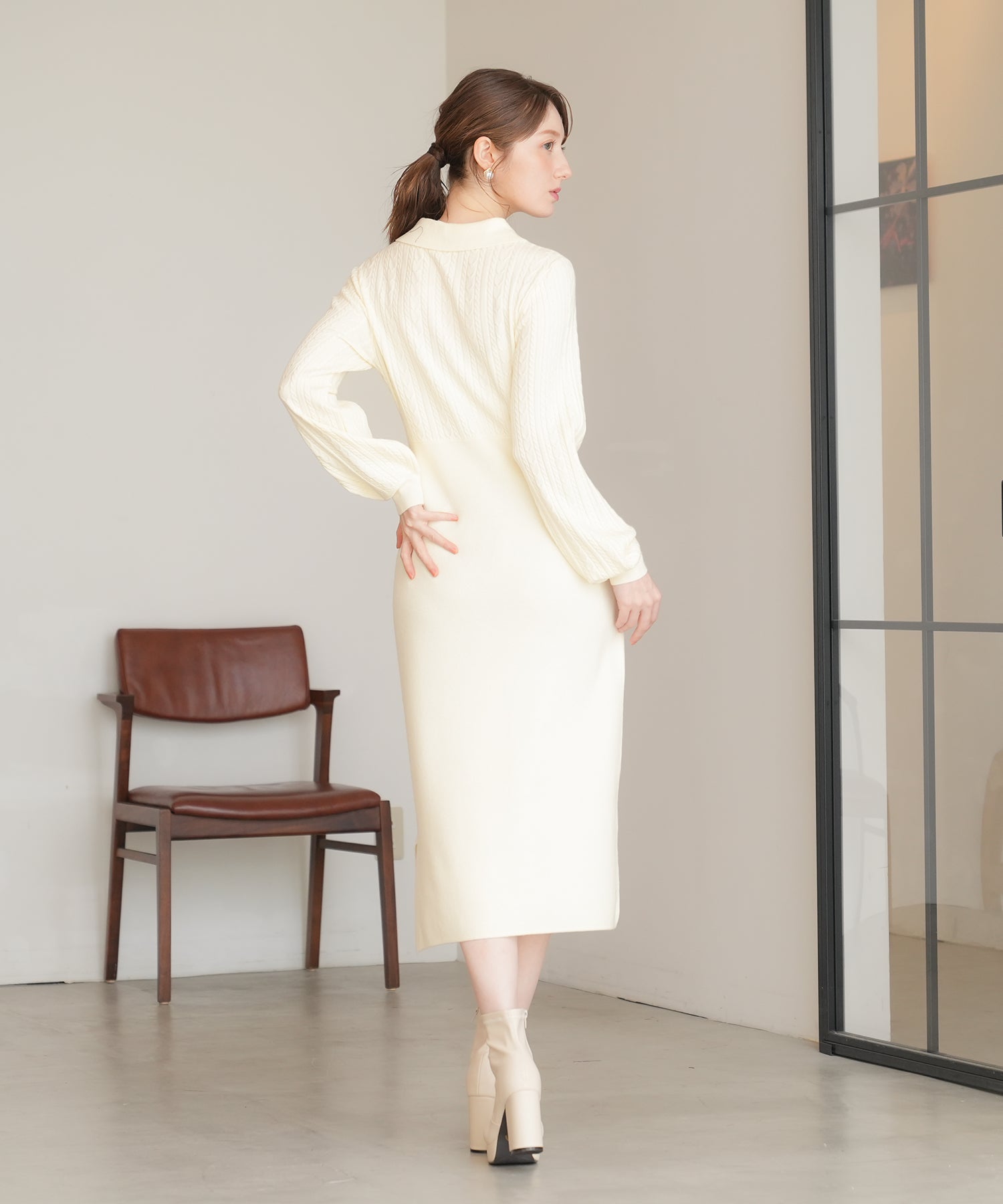 ホワイト model:163cm 着用サイズ:M