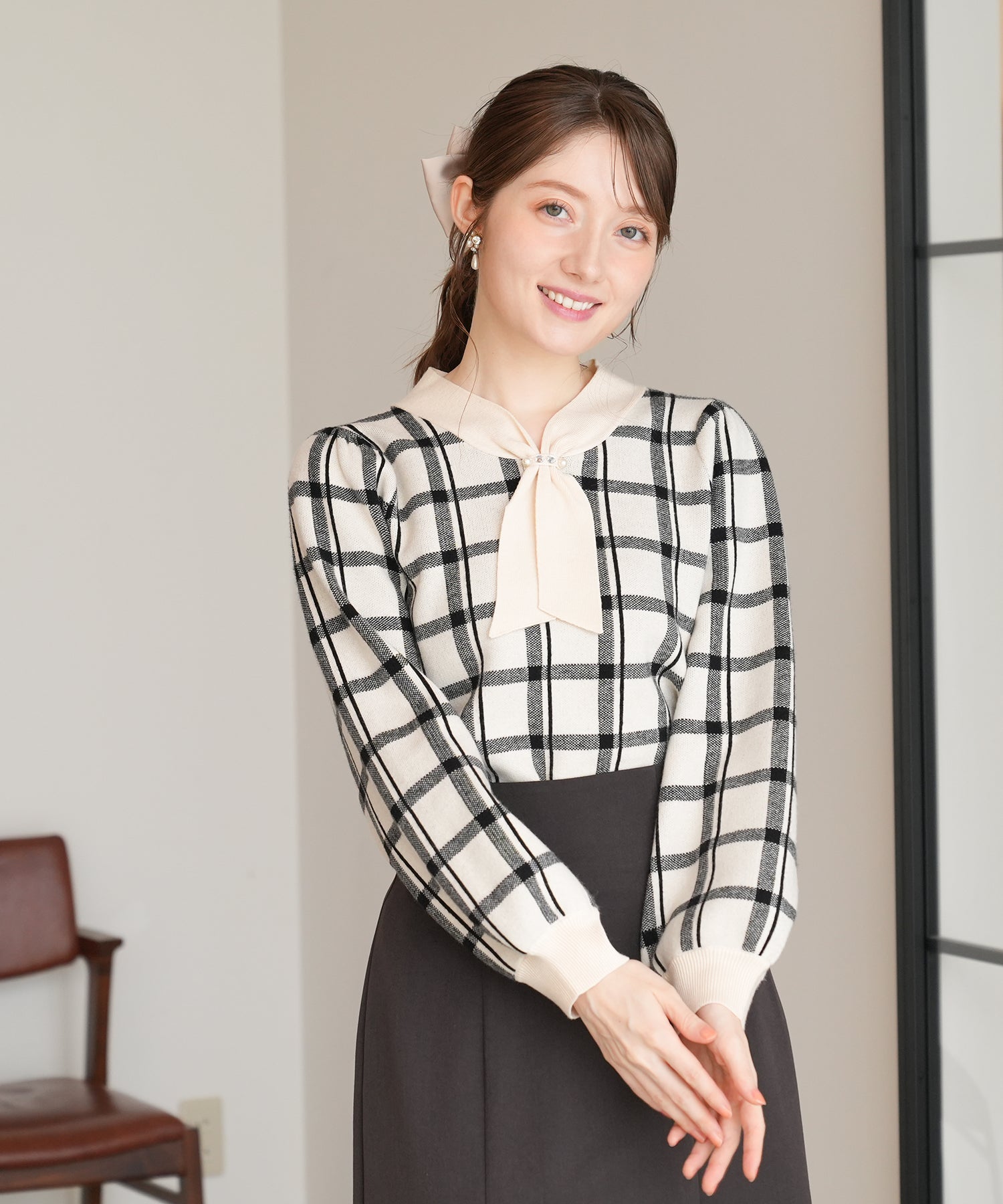 ホワイト model:163 着用サイズ:M