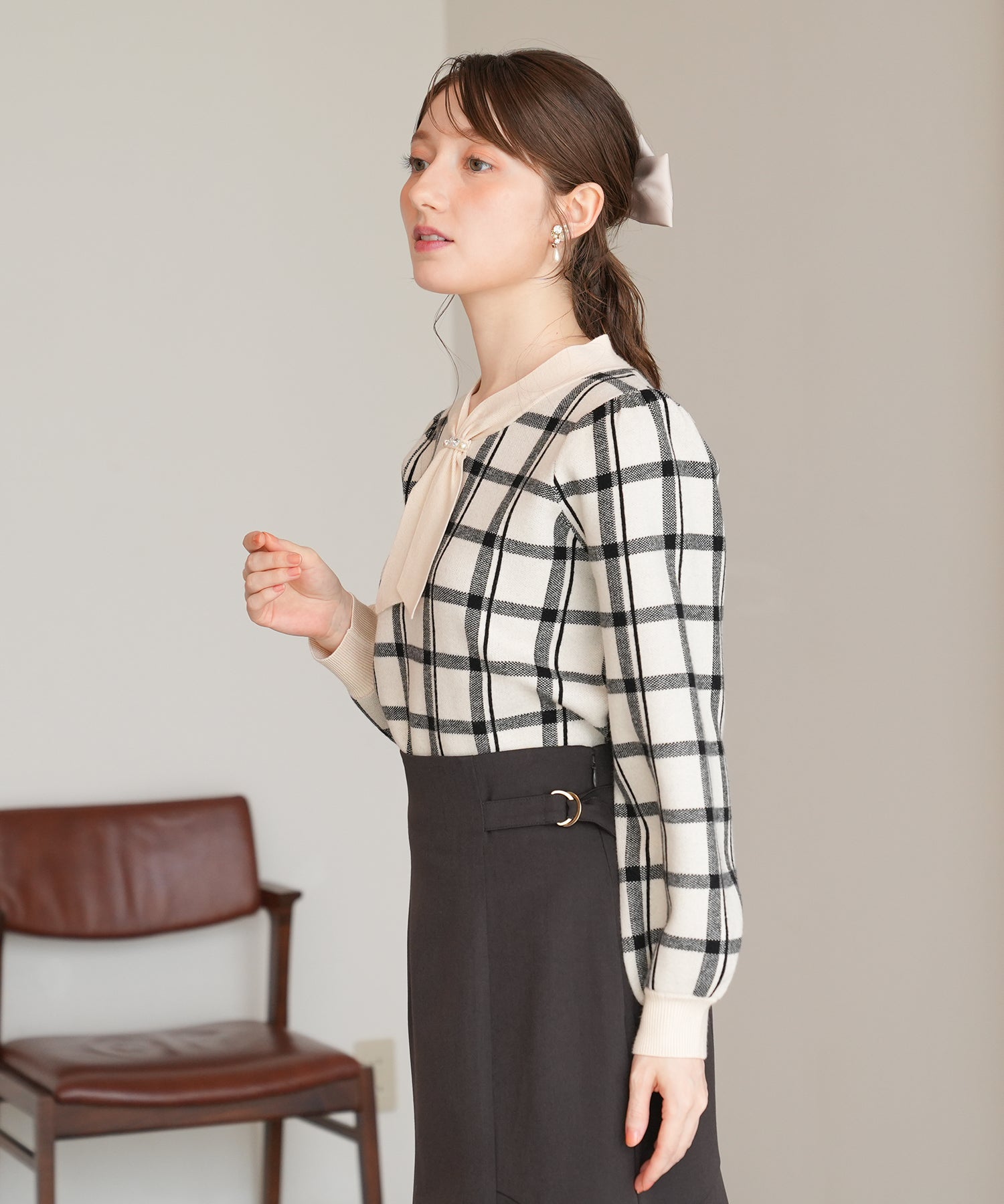 ホワイト model:163 着用サイズ:M