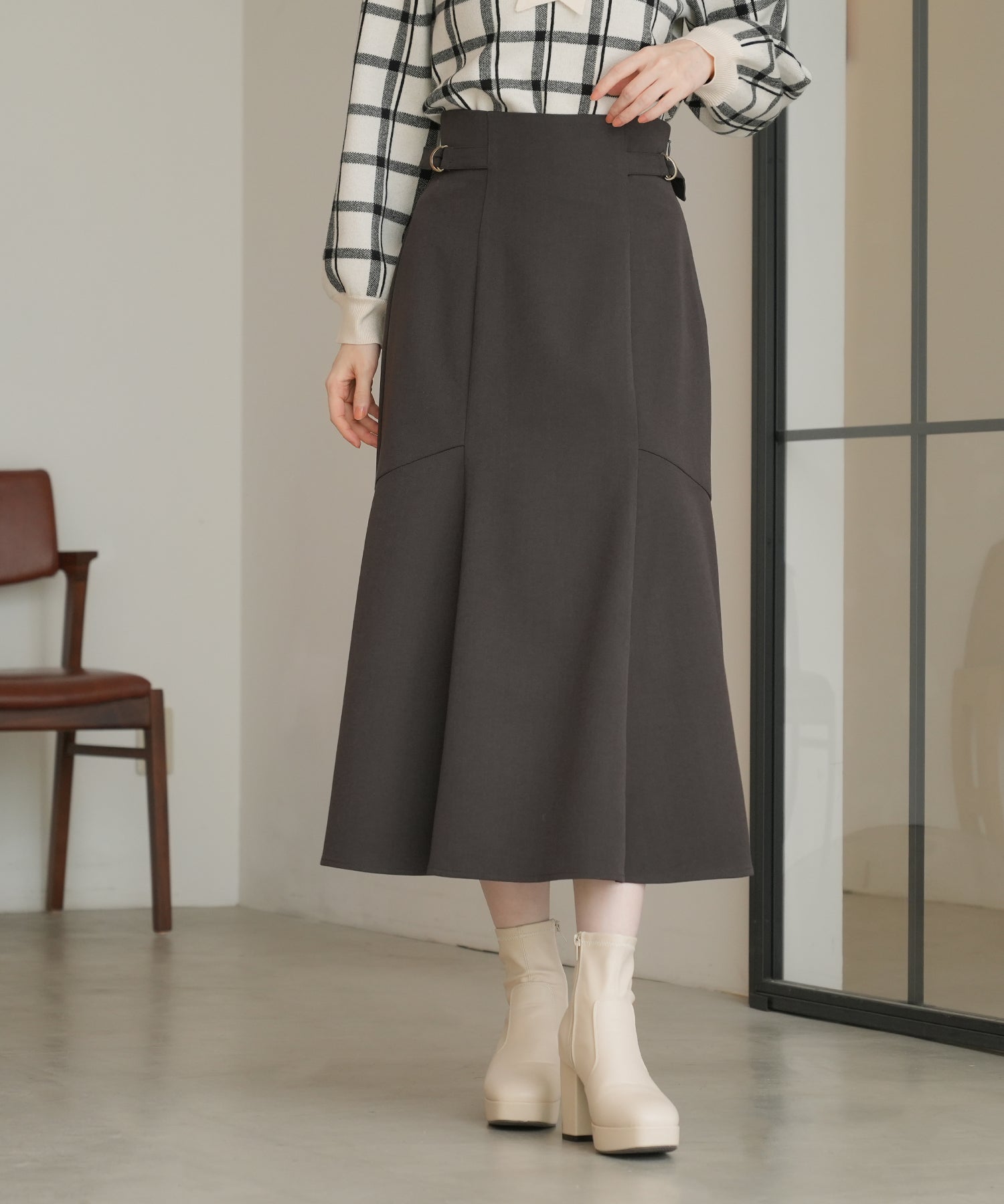 ブラウン model:163㎝ 着用サイズ:M
