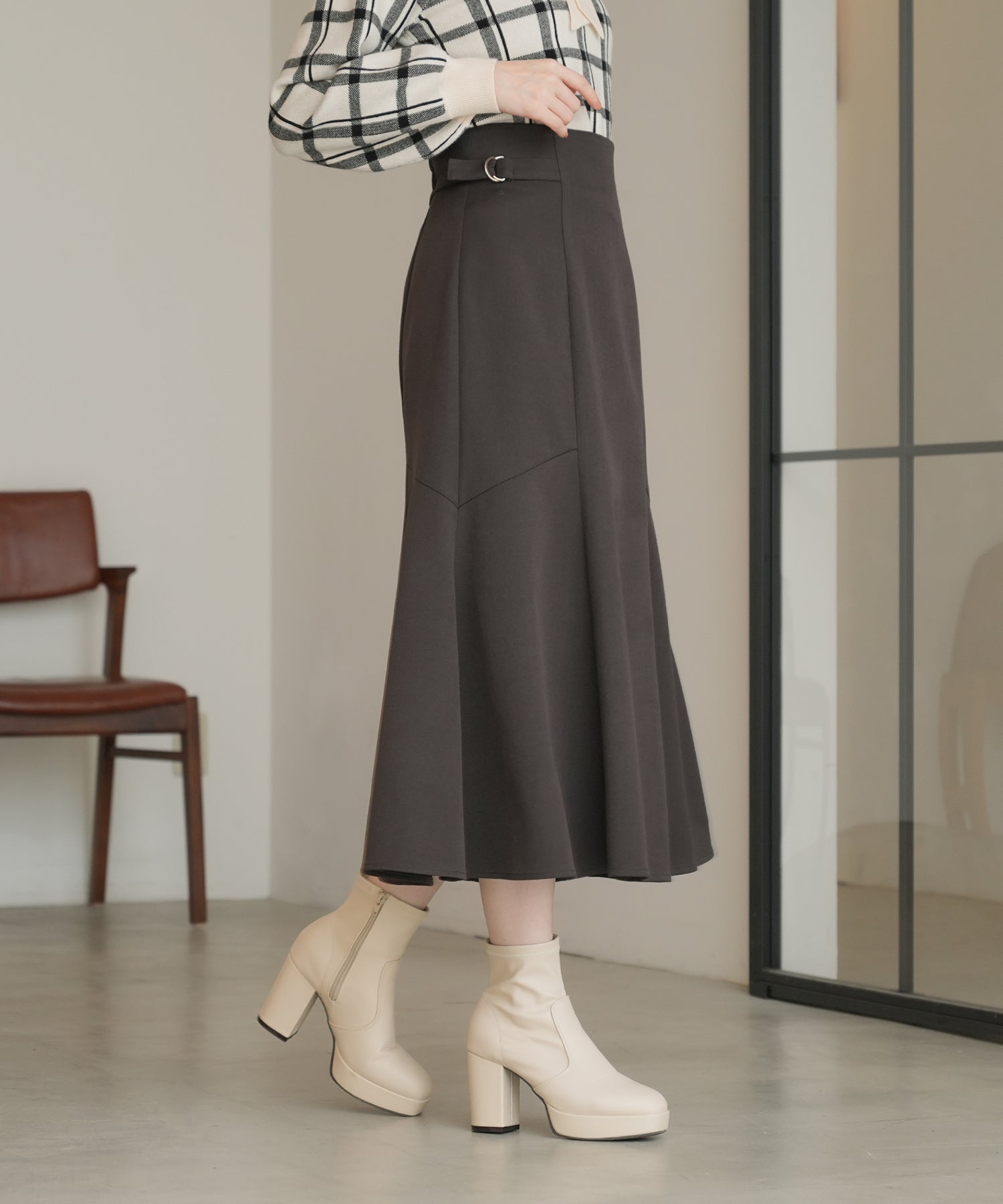 ブラウン model:163㎝ 着用サイズ:M