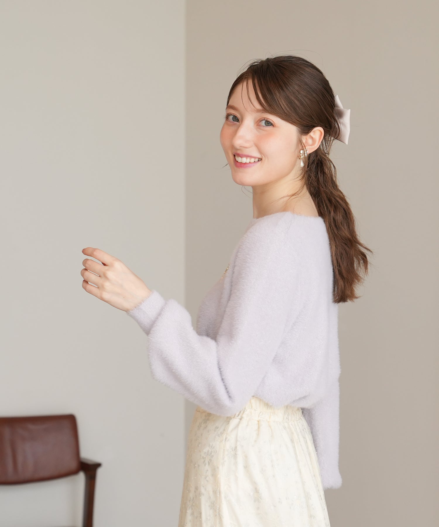 ラベンダー model:163 着用サイズ:M