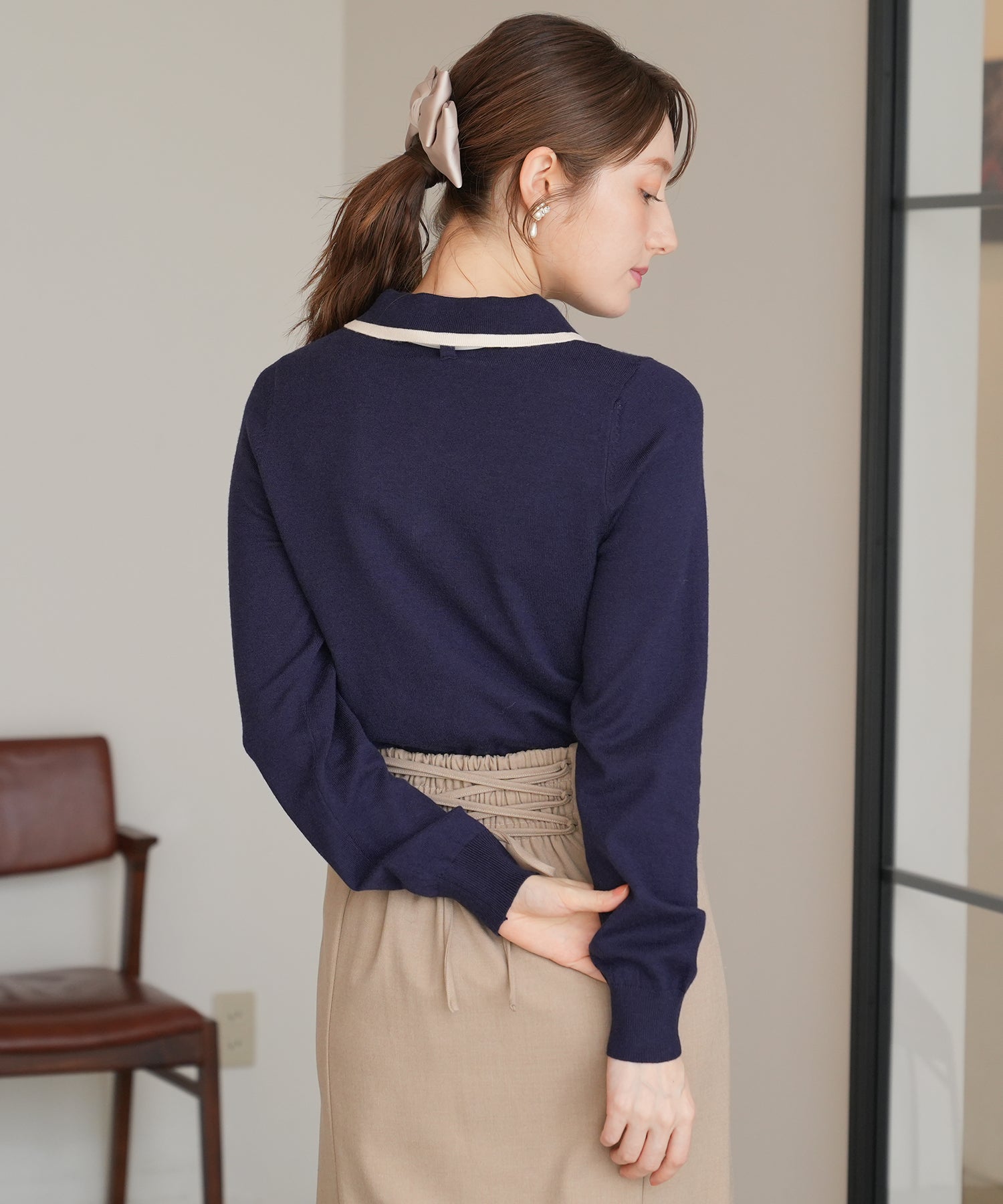 ネイビー model:163cm 着用サイズ:M