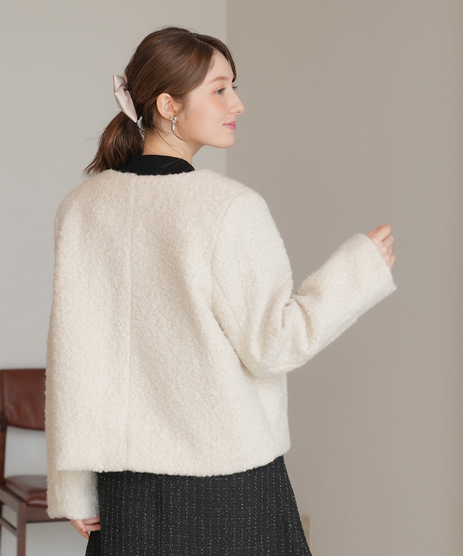 アイボリー model:163㎝ 着用サイズ:M