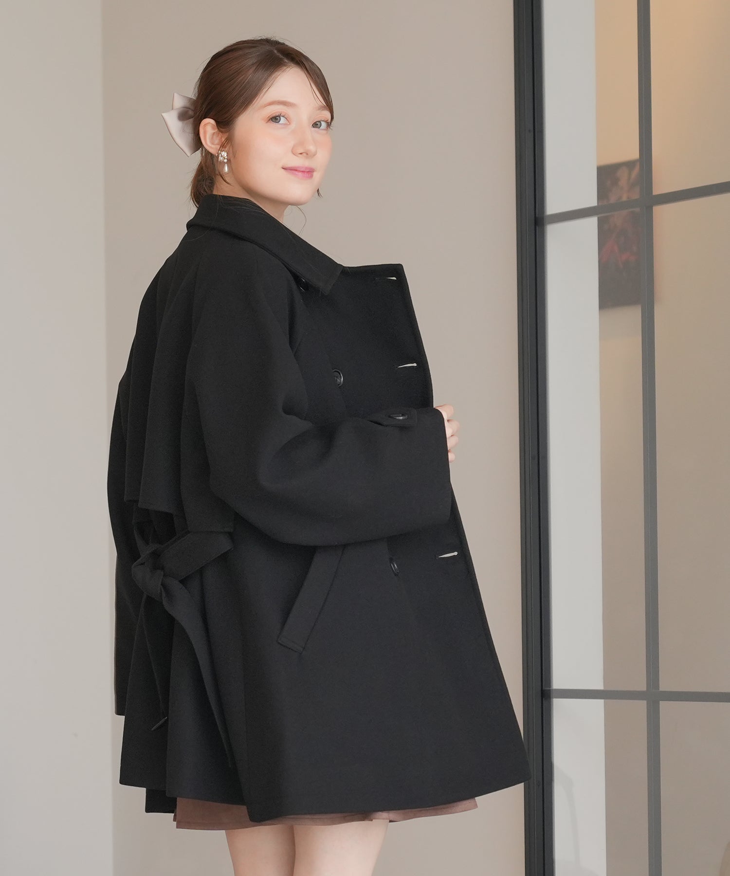 ブラック model:163㎝ 着用サイズ:M