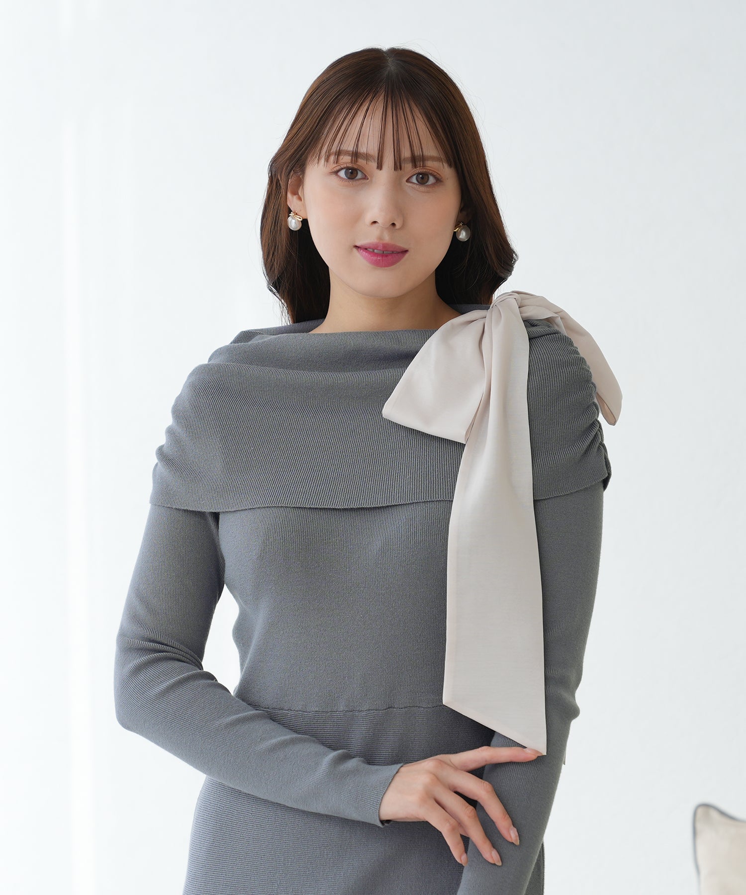 チャコール model:164 着用サイズ:M