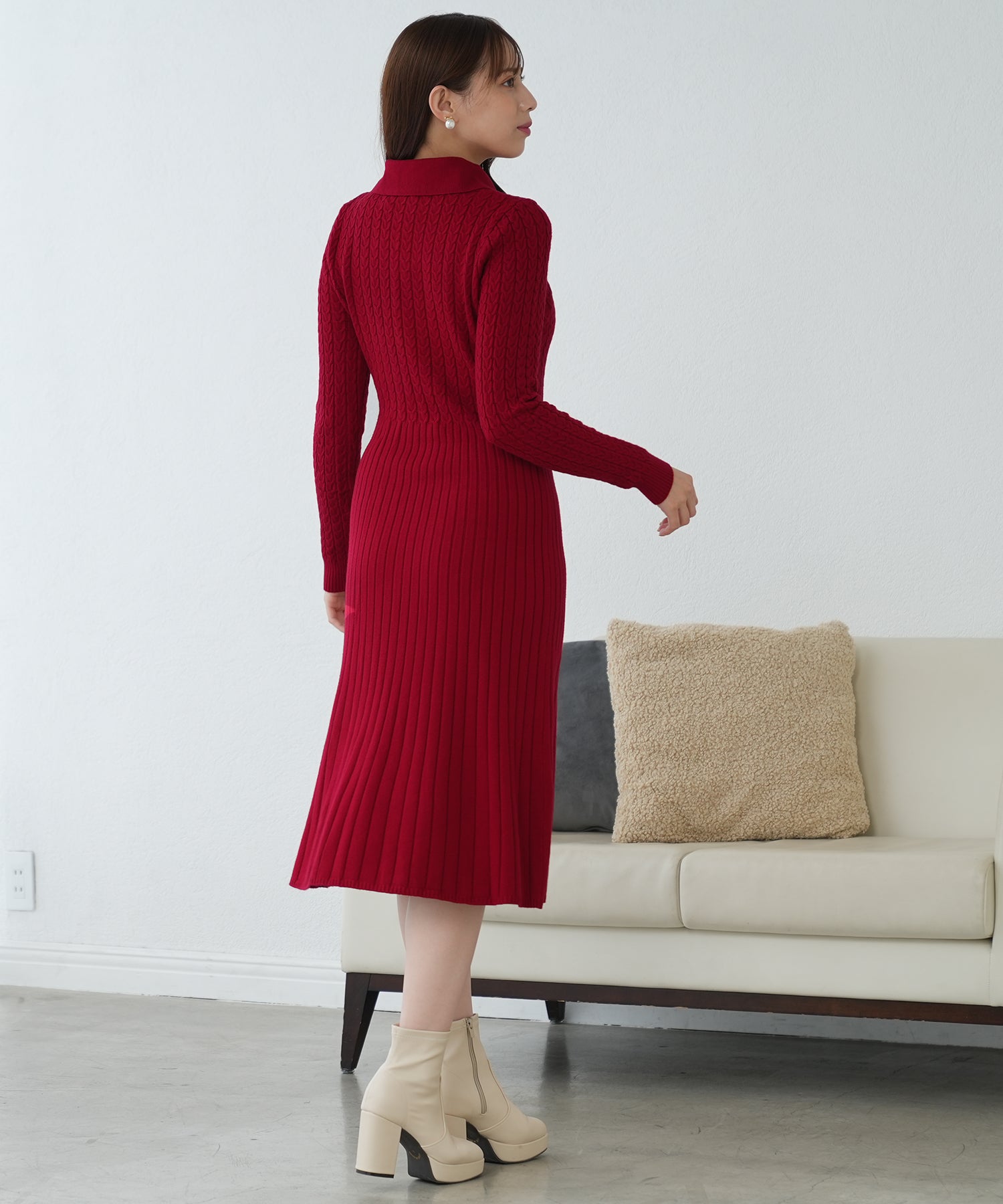 レッド model:164cm 着用サイズ:M