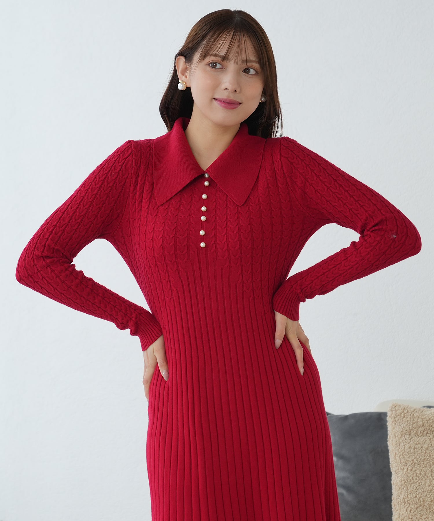 レッド model:164cm 着用サイズ:M