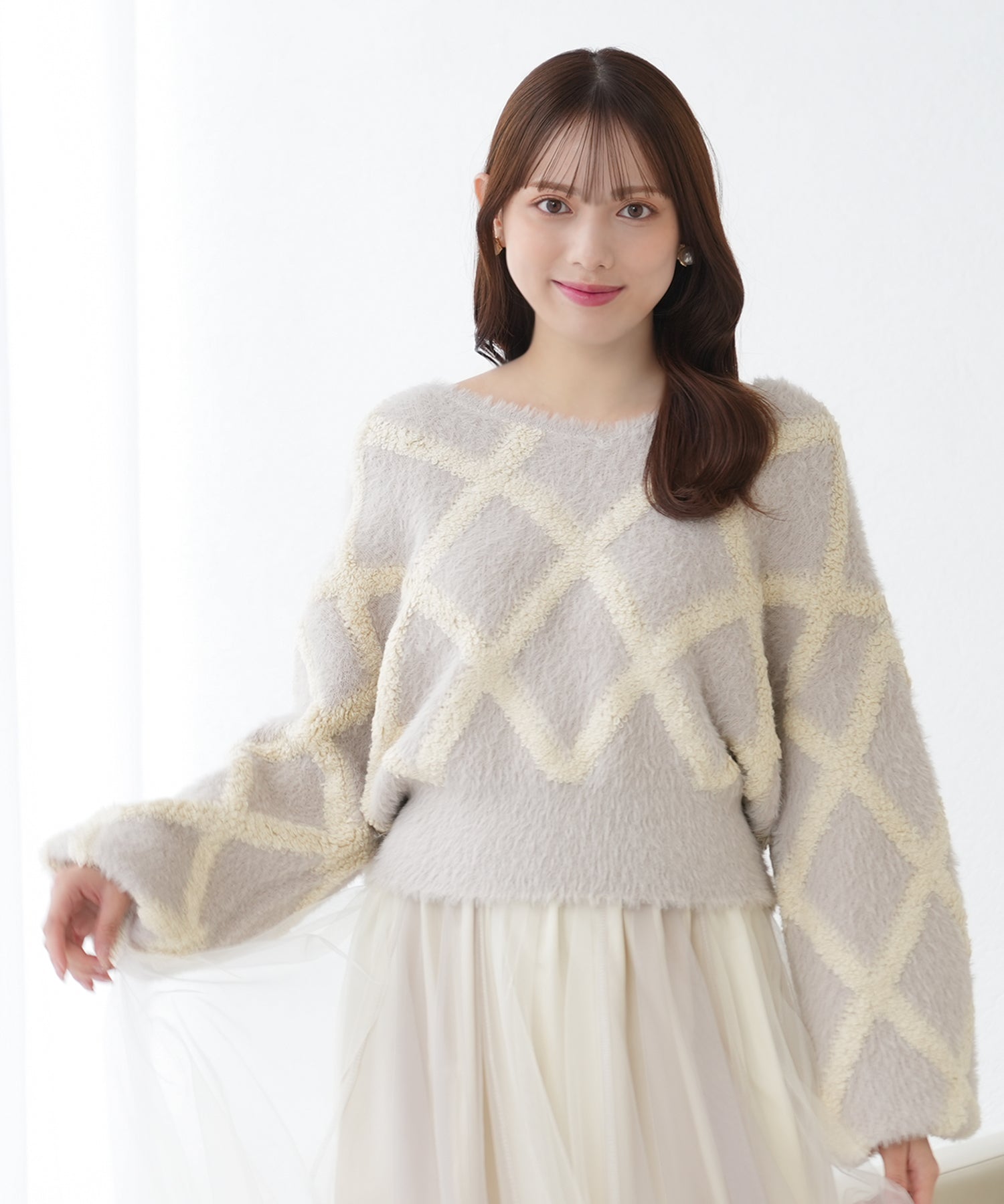 ラベンダー(×ベージュ)