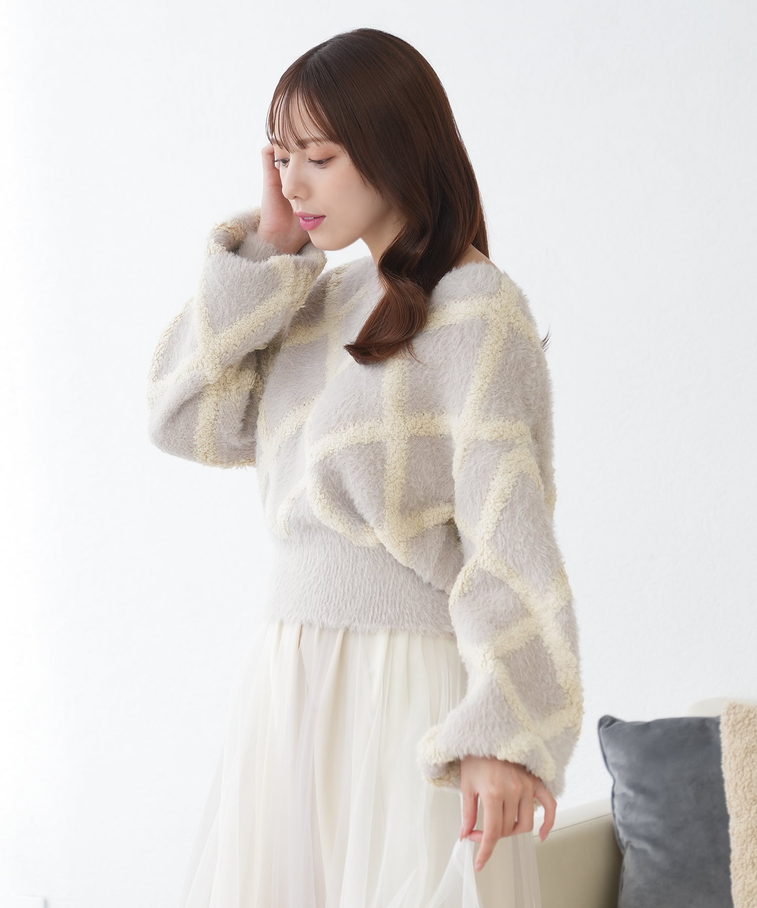 ラベンダー model:164 着用サイズ:M