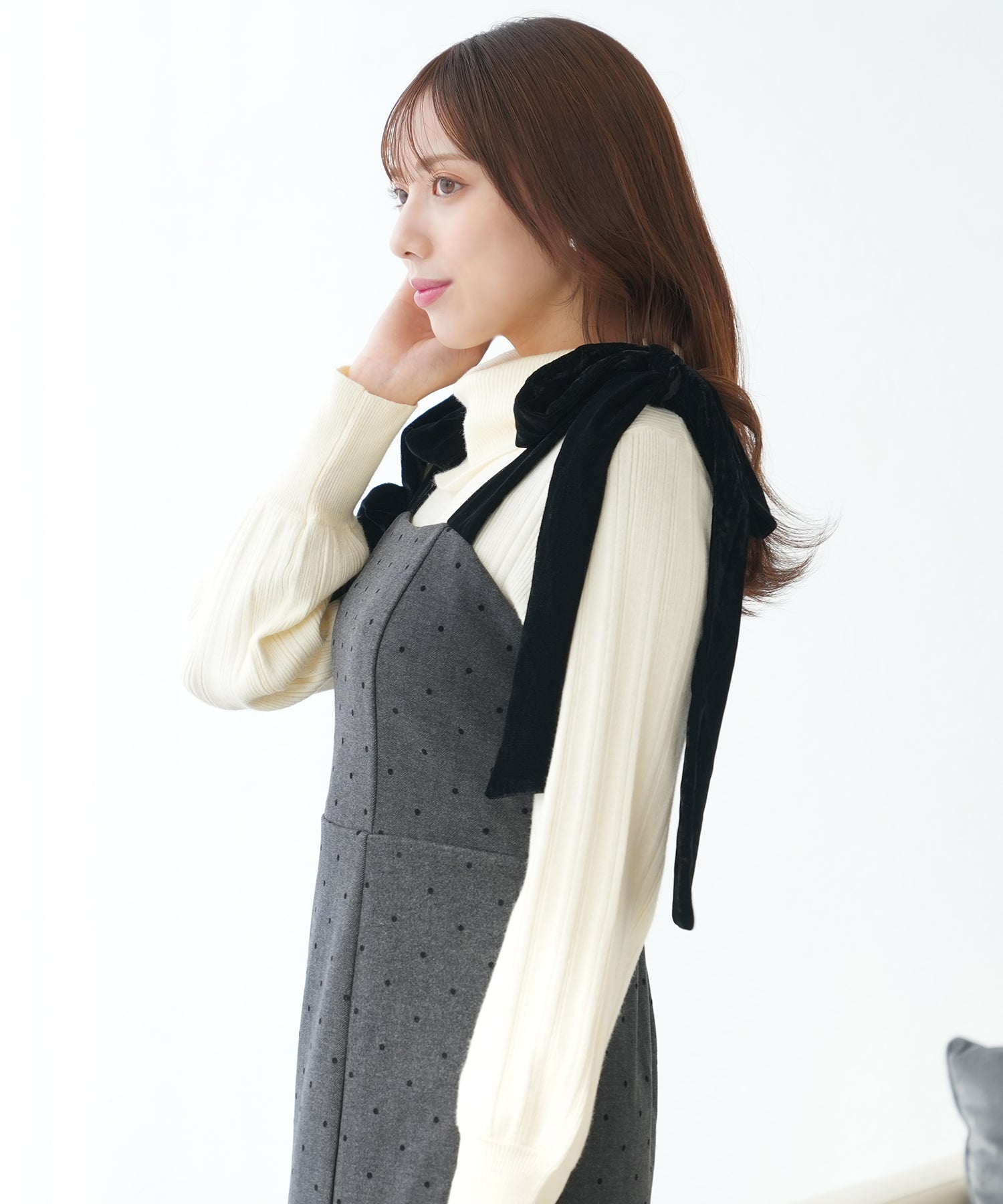 チャコール model:164 着用サイズ:M