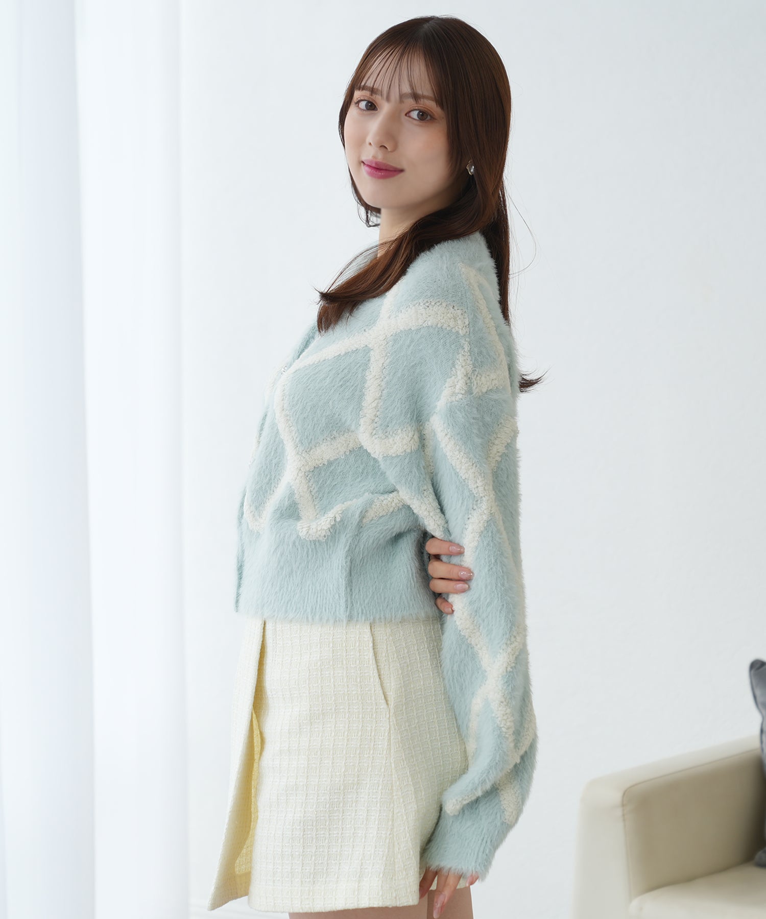 ブルー model;164 着用サイズ:M