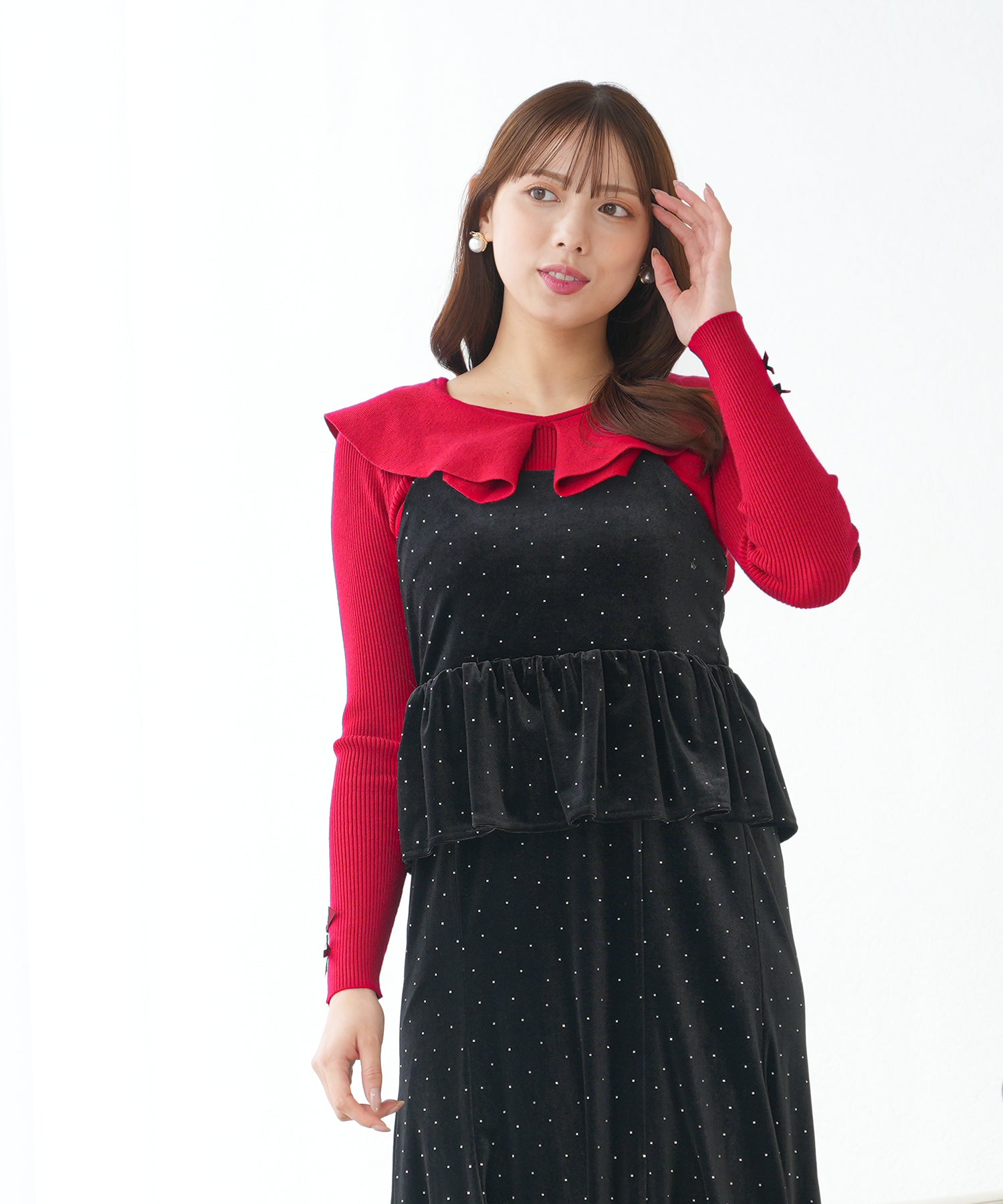 レッド model:164 着用サイズ:M