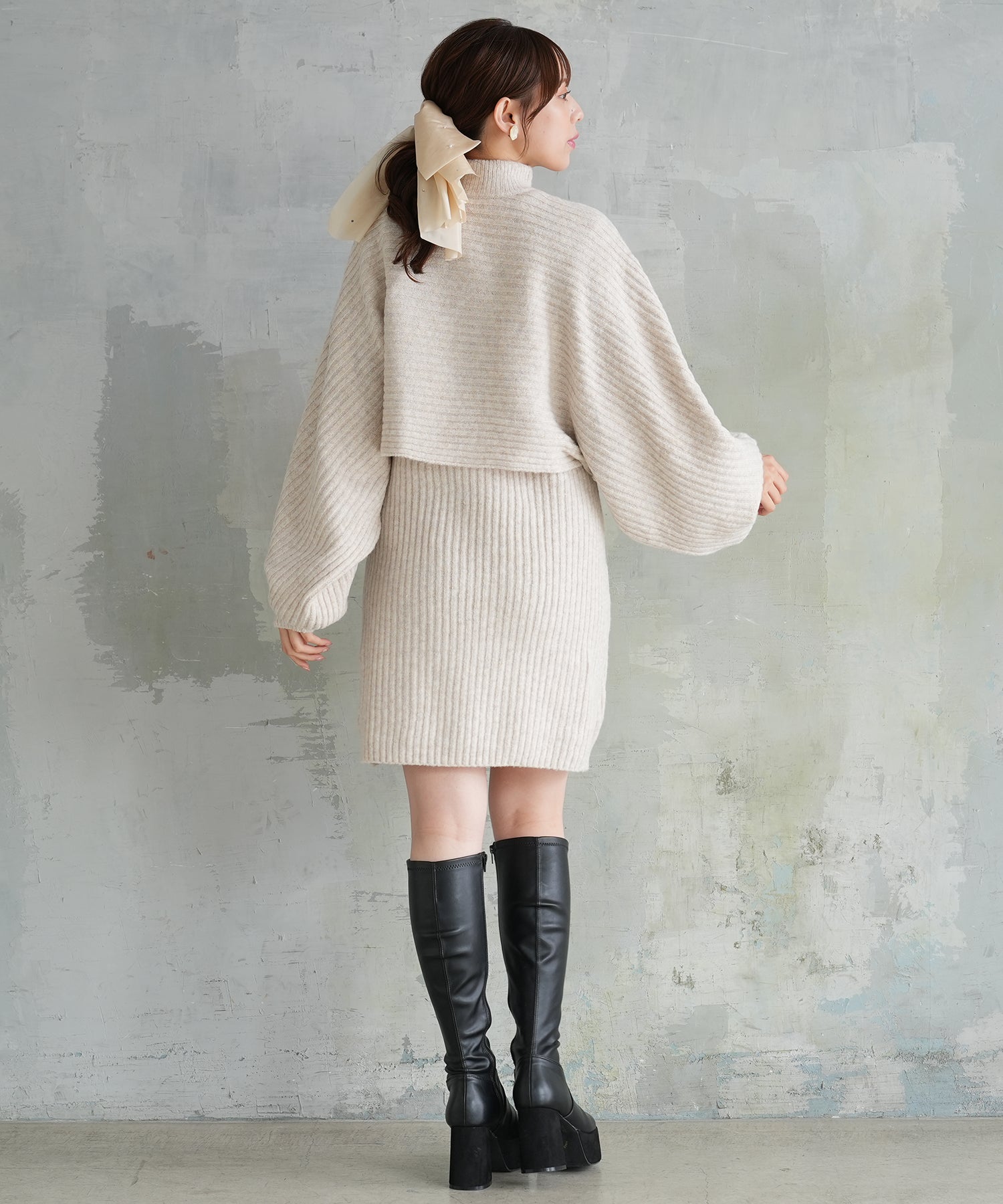 アイボリー model:164cm 着用サイズ:M