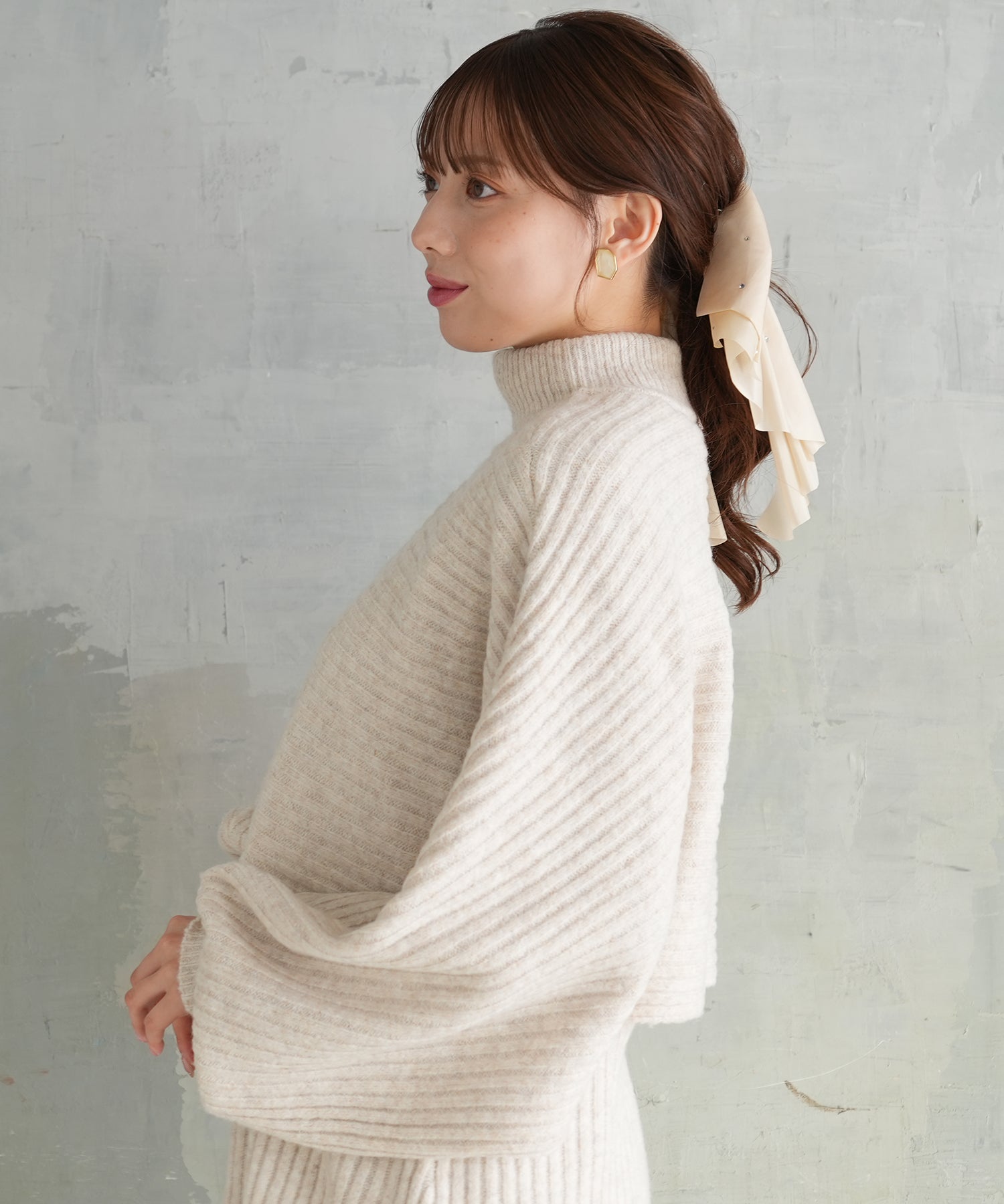 アイボリー model:164cm 着用サイズ:M