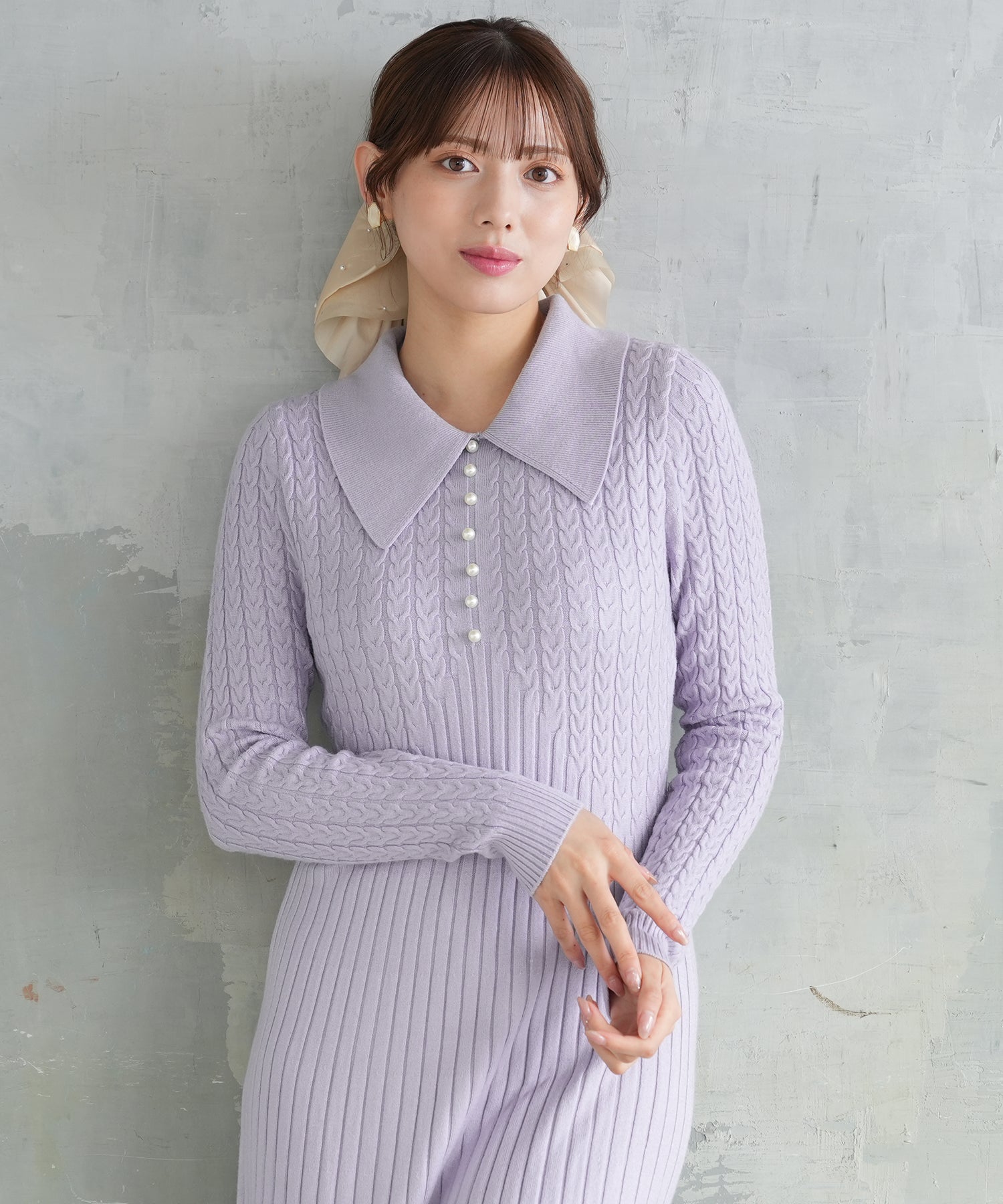 ライトグレー model:164cm 着用サイズ:M