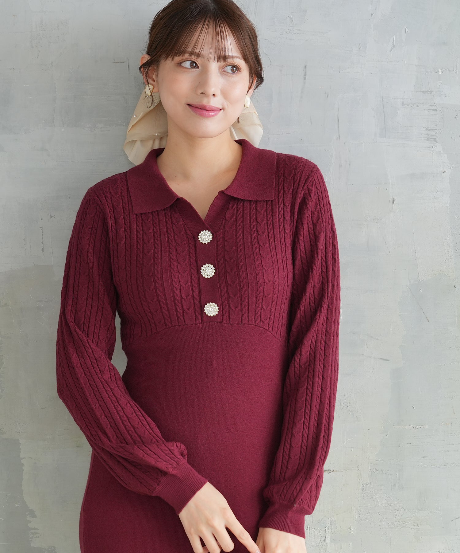 ワイン model:164cm 着用サイズ:M