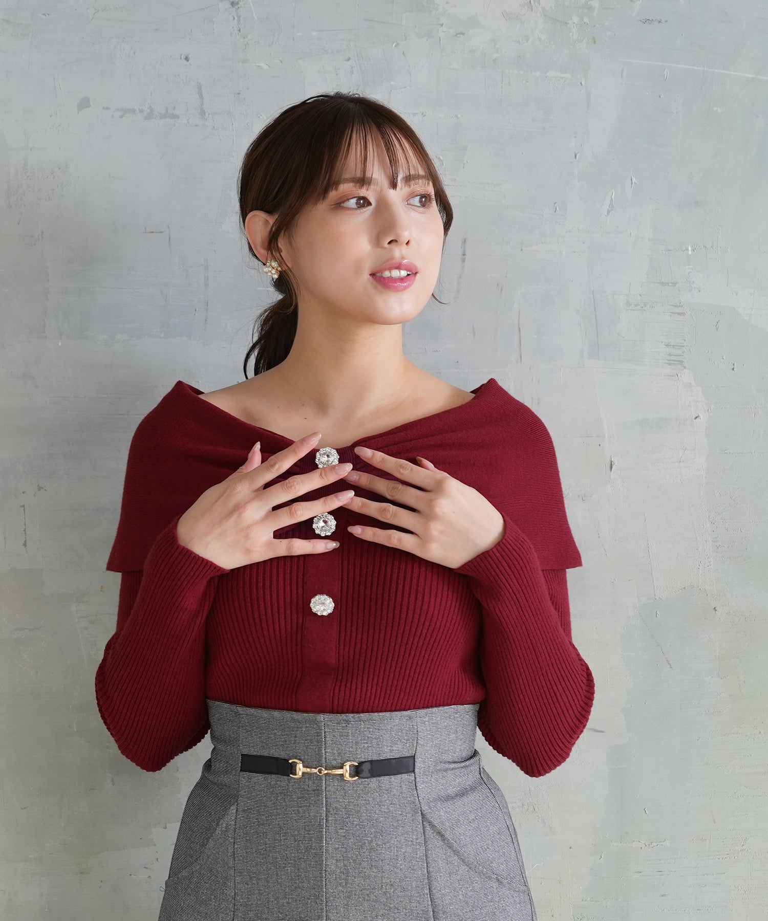 ワイン model:164 着用サイズ:M