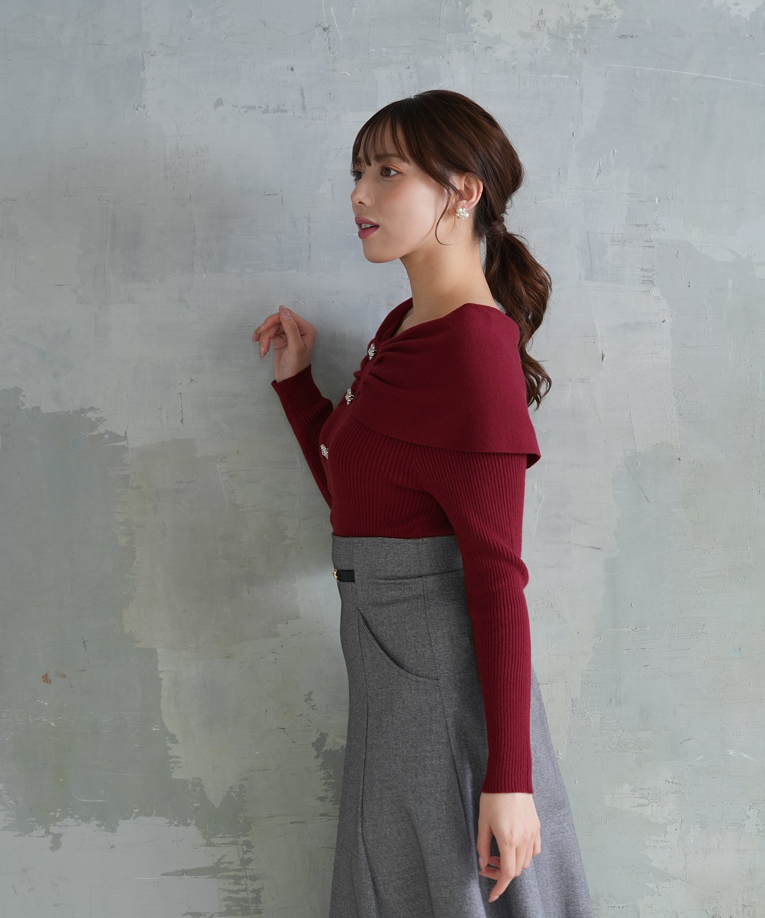 ワイン model:164 着用サイズ:M