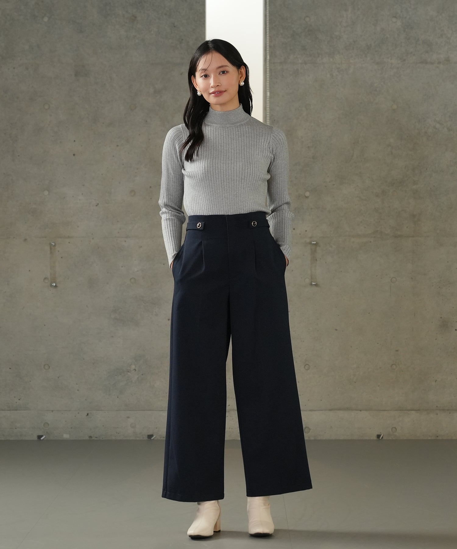 ライトグレー model:165 着用サイズ:M