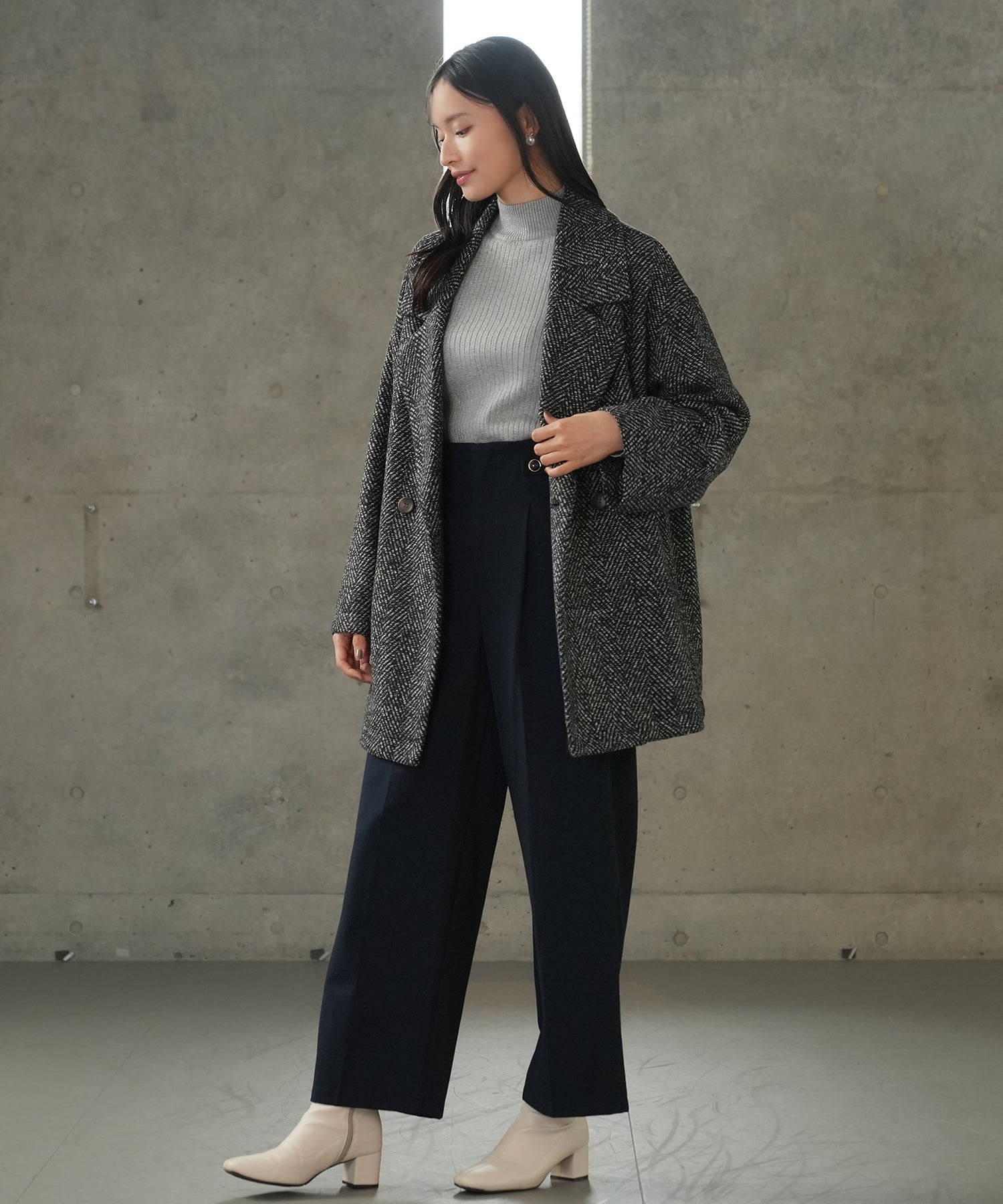 ブラック model:165 着用サイズ:M