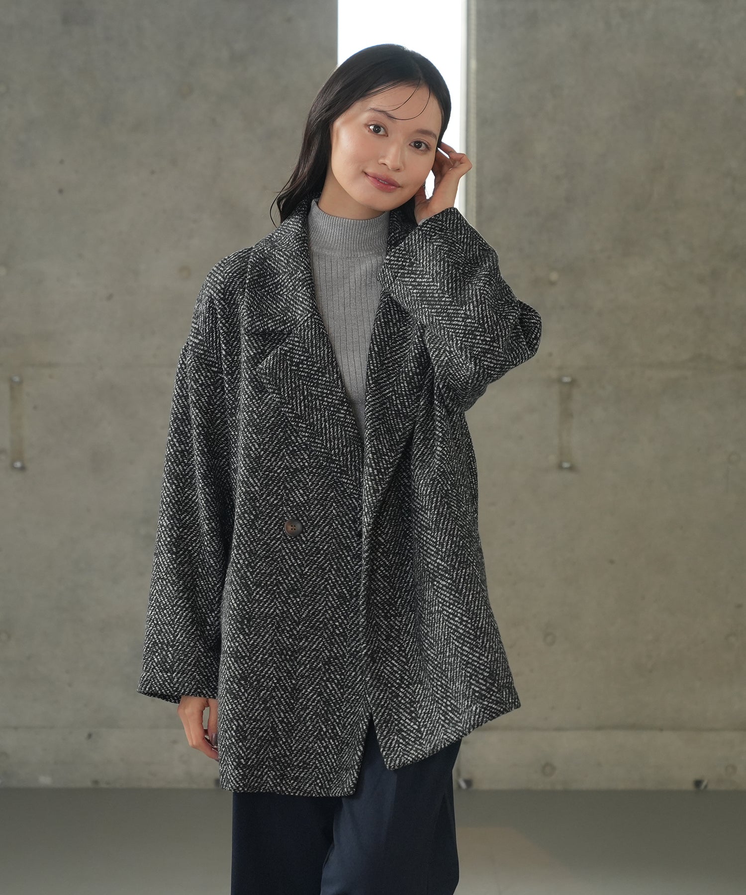 ブラック model:165 着用サイズ:M