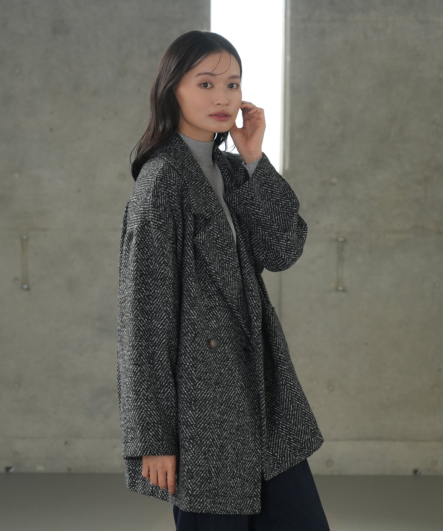 ブラック model:165 着用サイズ:M