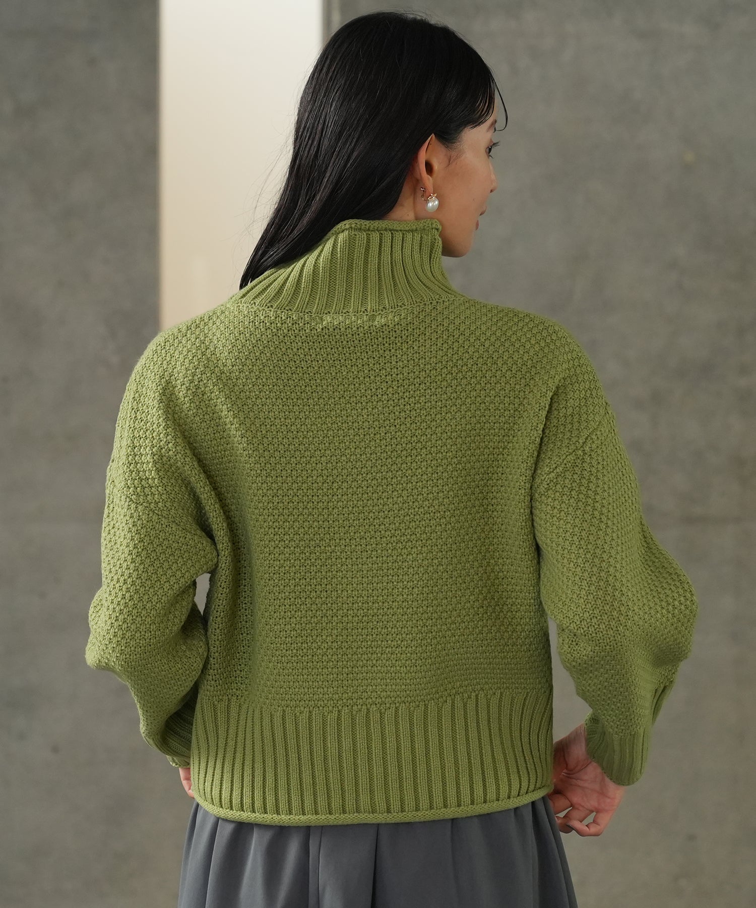 グリーン model:165cm 着用サイズ:M