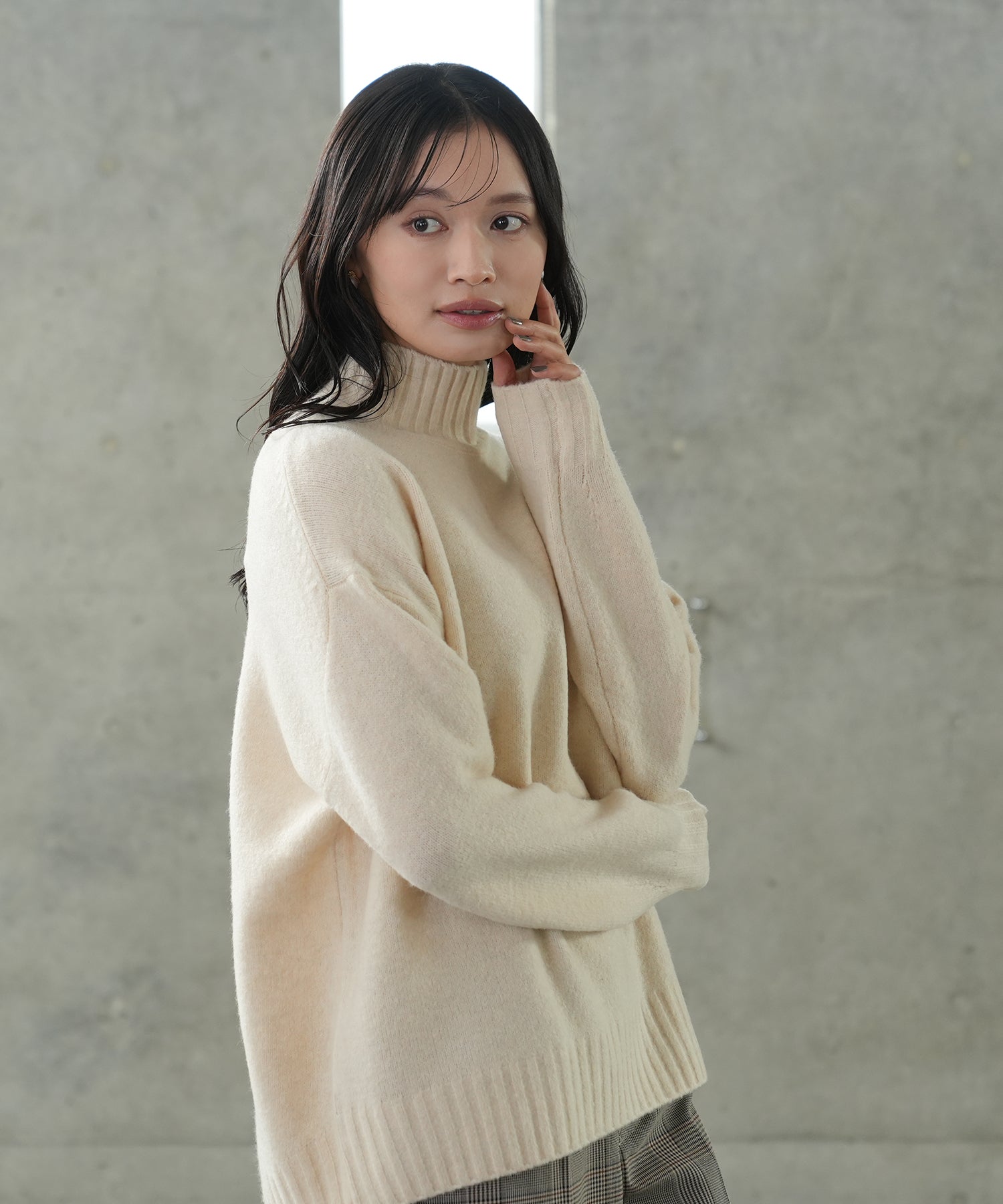 アイボリー model:165 着用サイズ:M