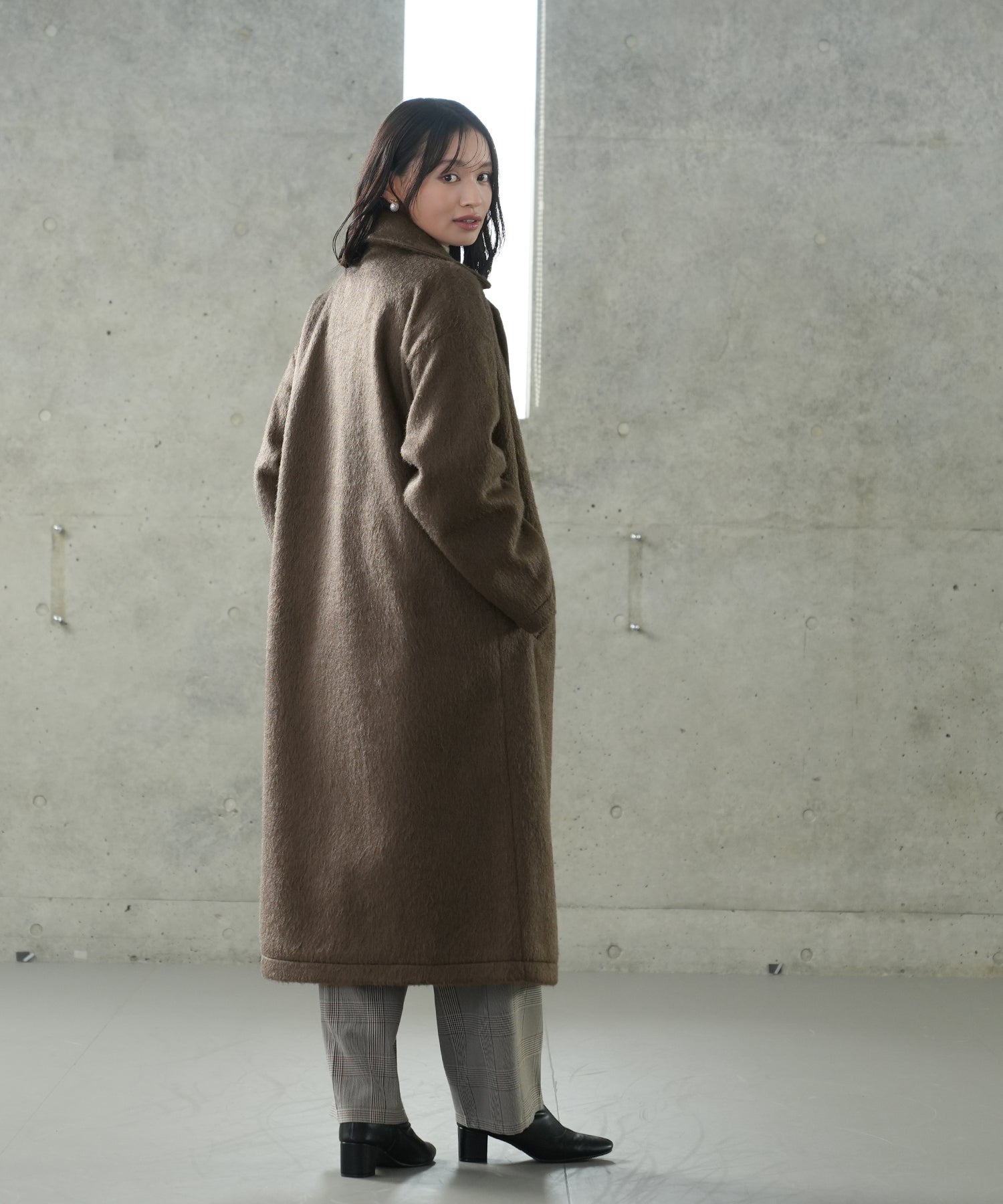 ブラウン model:165 着用サイズ:M