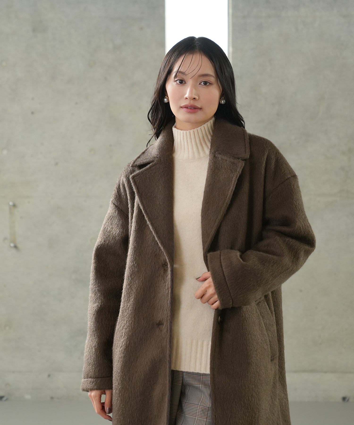 ブラウン model:165 着用サイズ:M