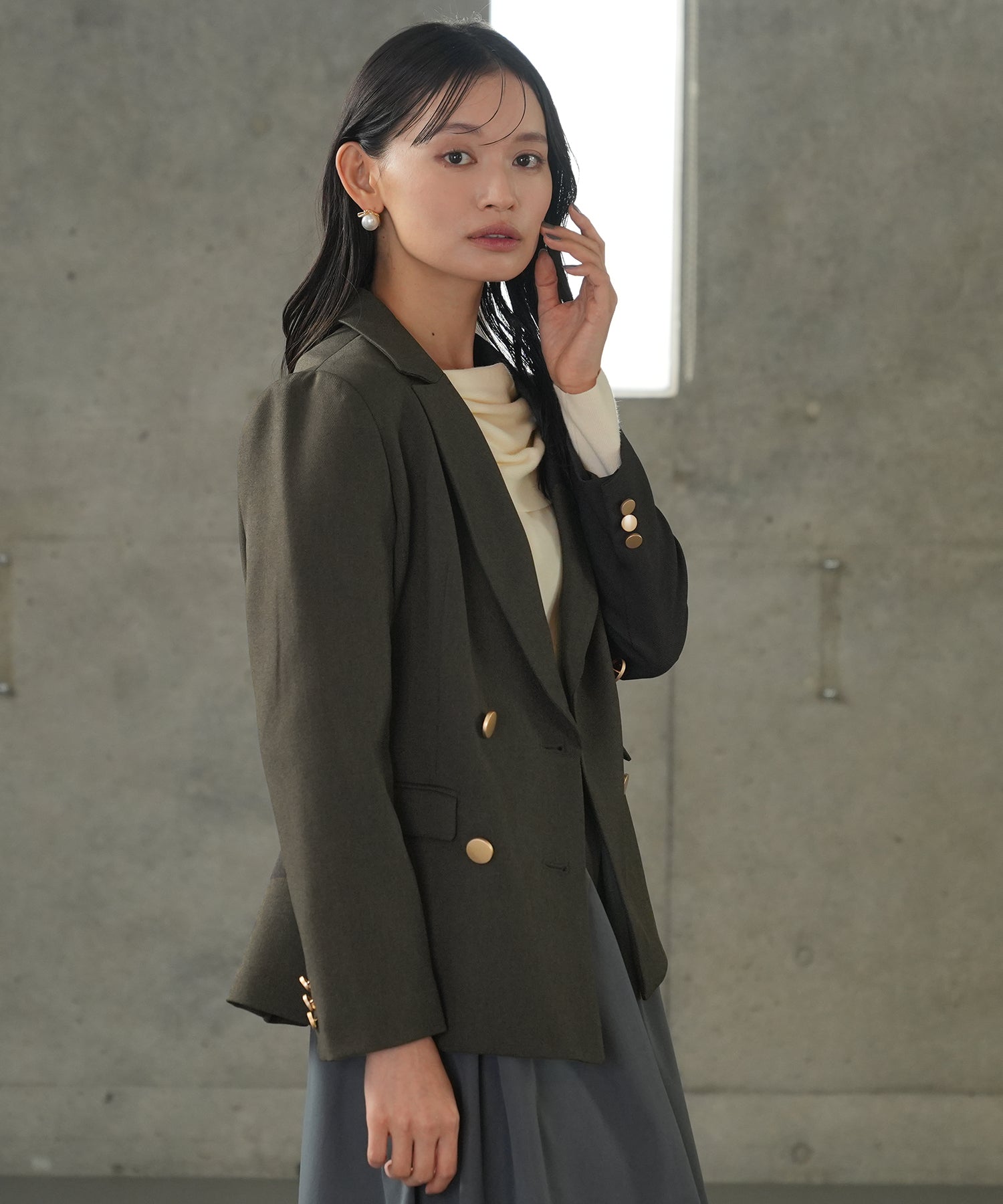 ブラウン model:165㎝ 着用サイズ:M