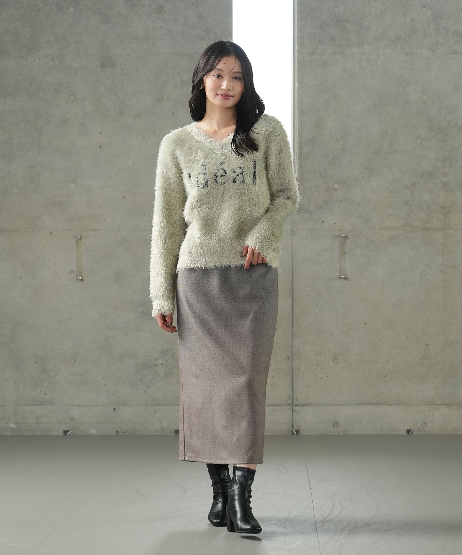 ライトグレー model:165 着用サイズ:M