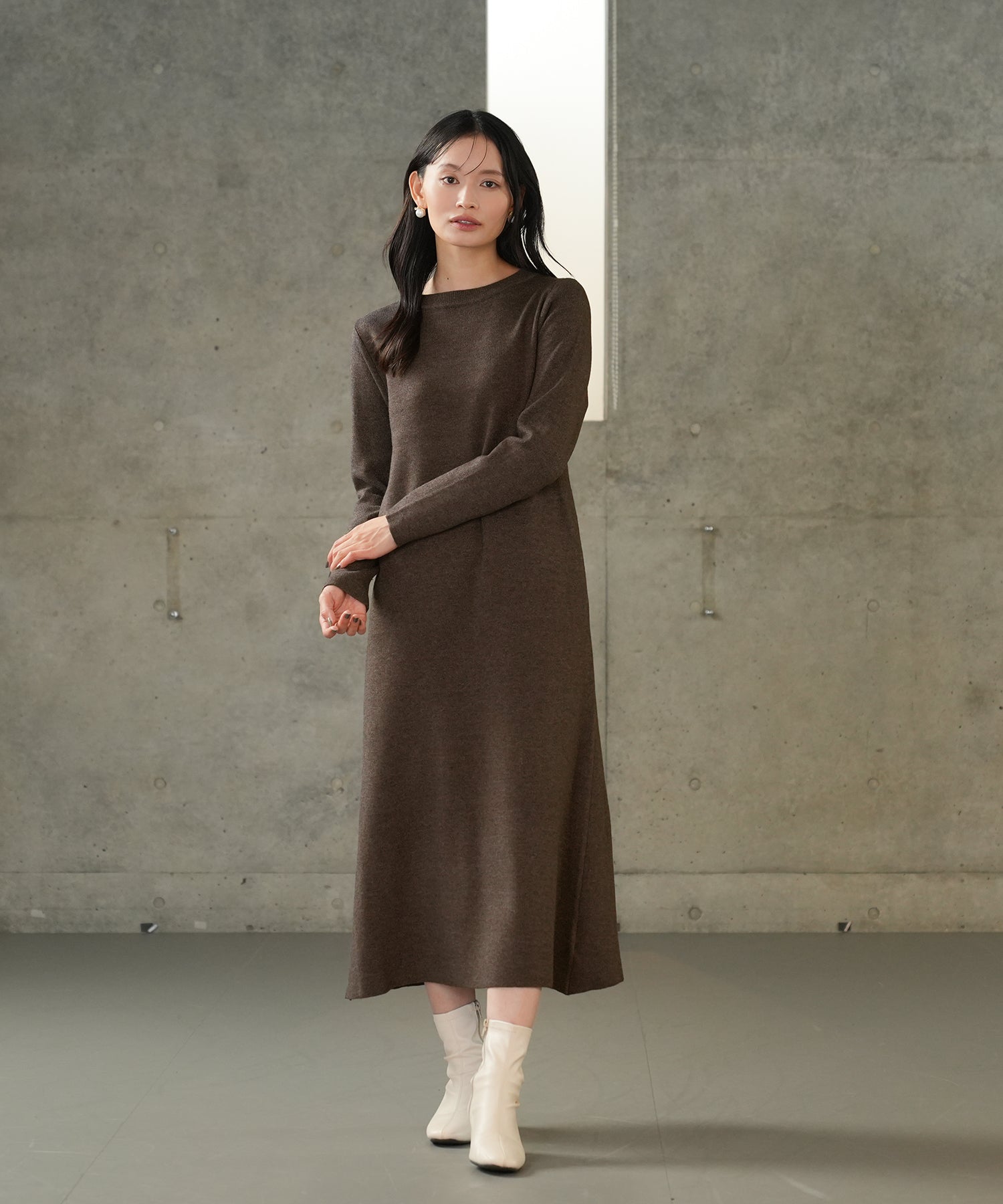 ブラウン model:165 着用サイズ:M