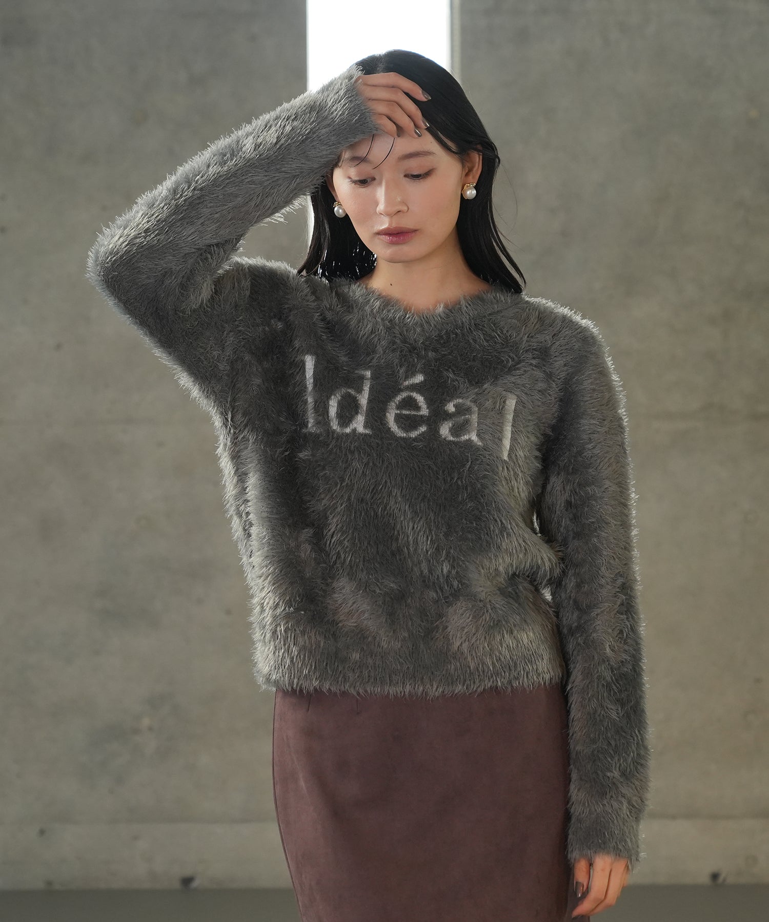 チャコール model:165 着用サイズ:M