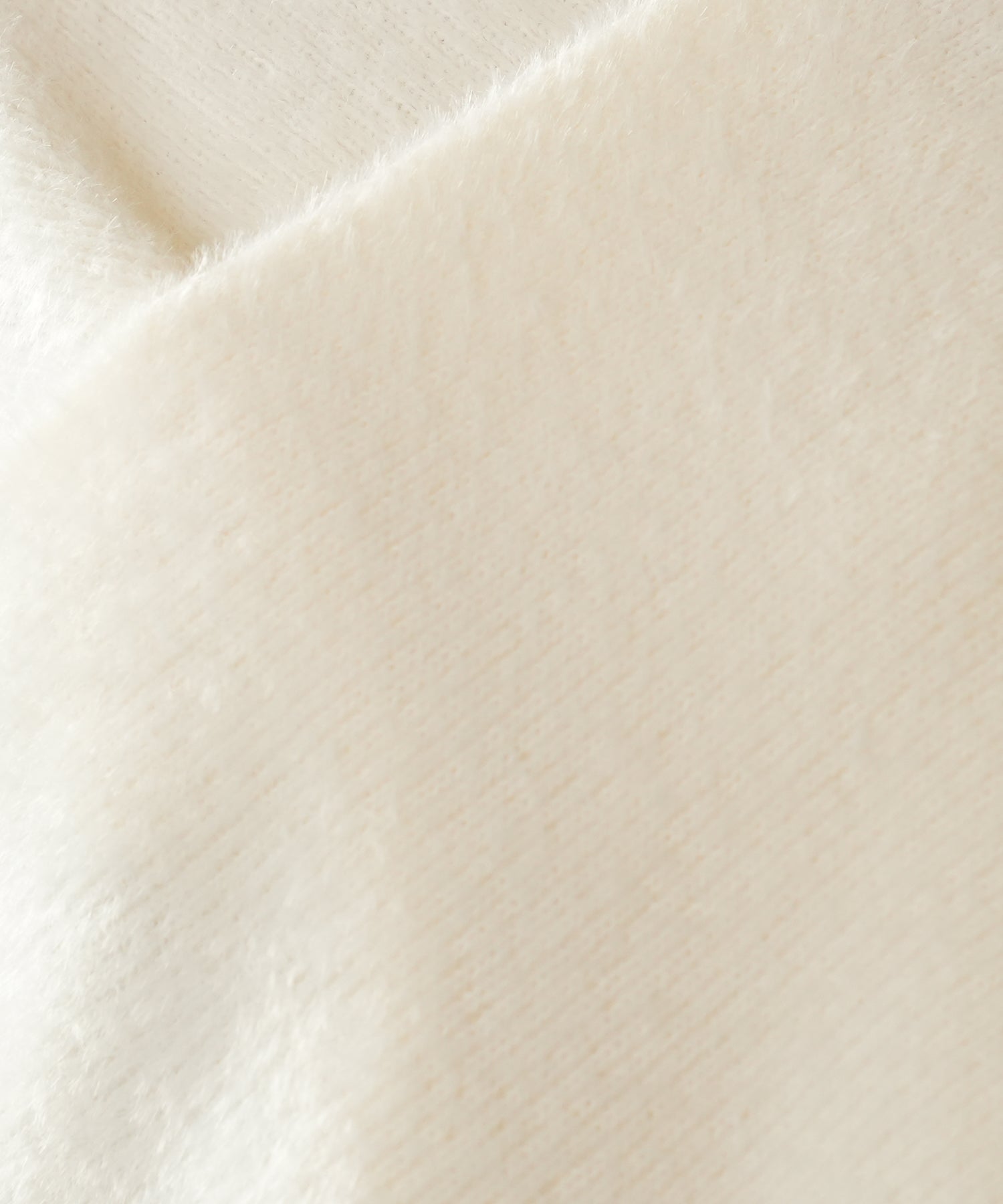 シャギーカシュクールニット