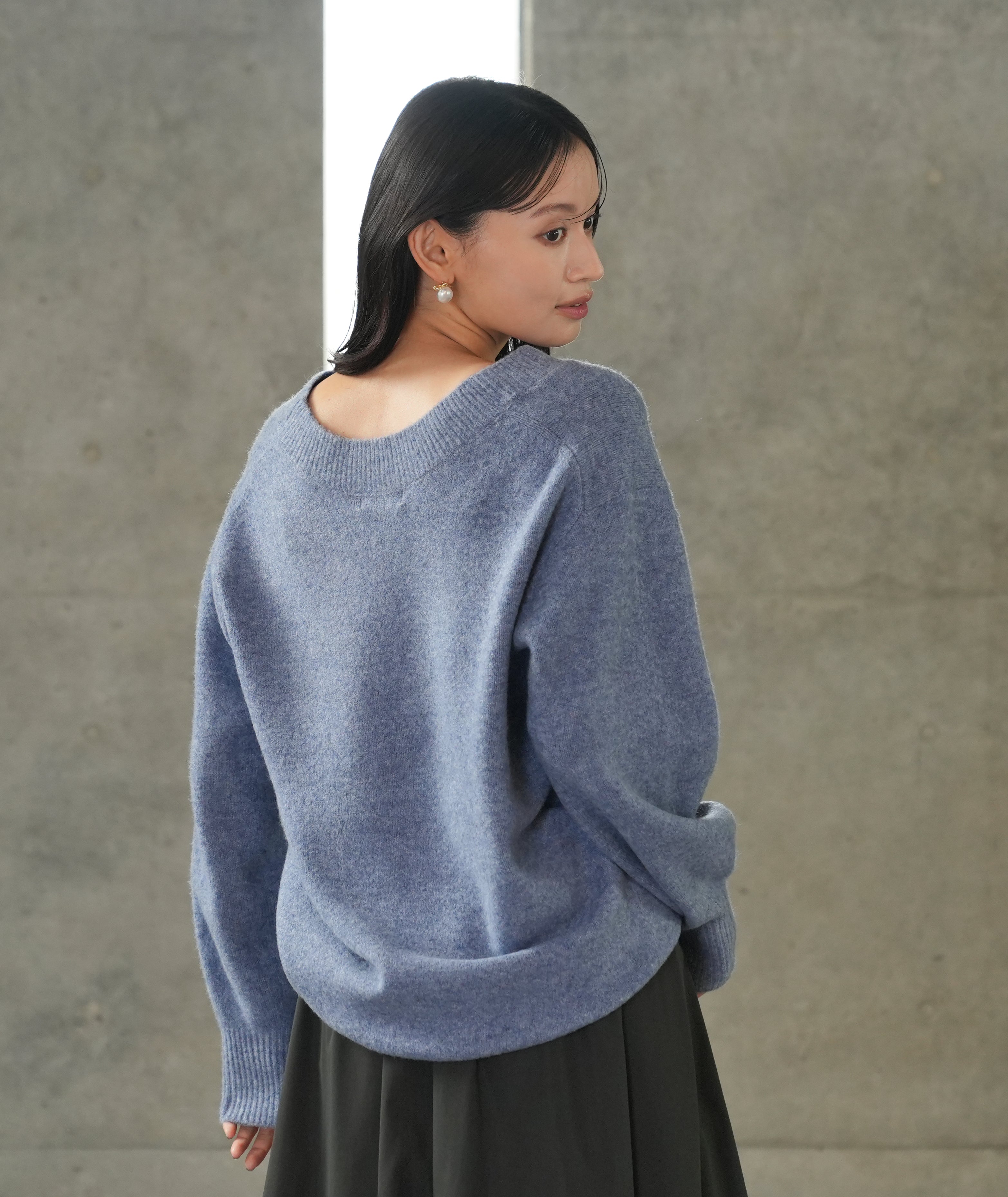 ブルー model:165 着用サイズ:M