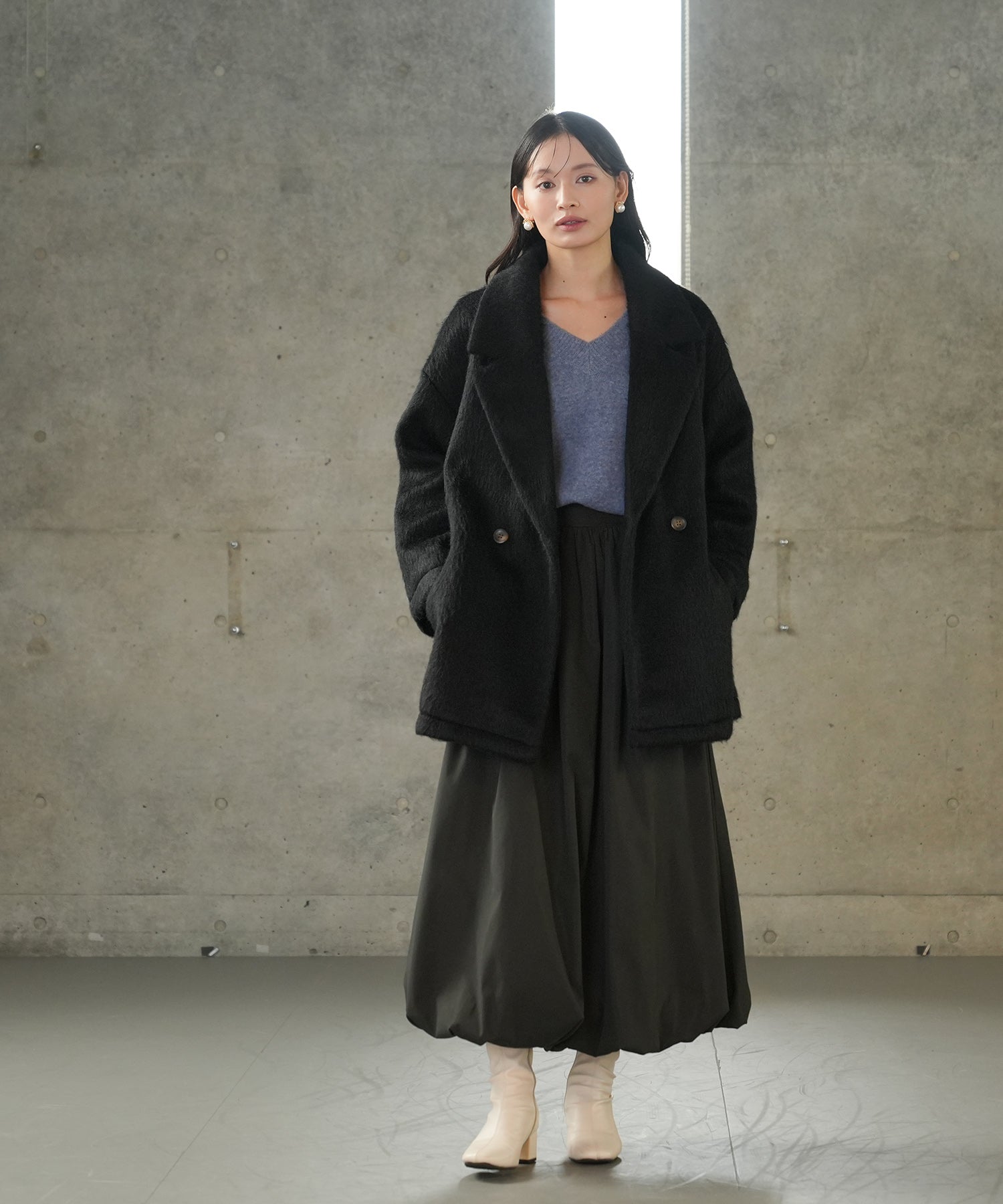 ブラック model:165 着用サイズ:M