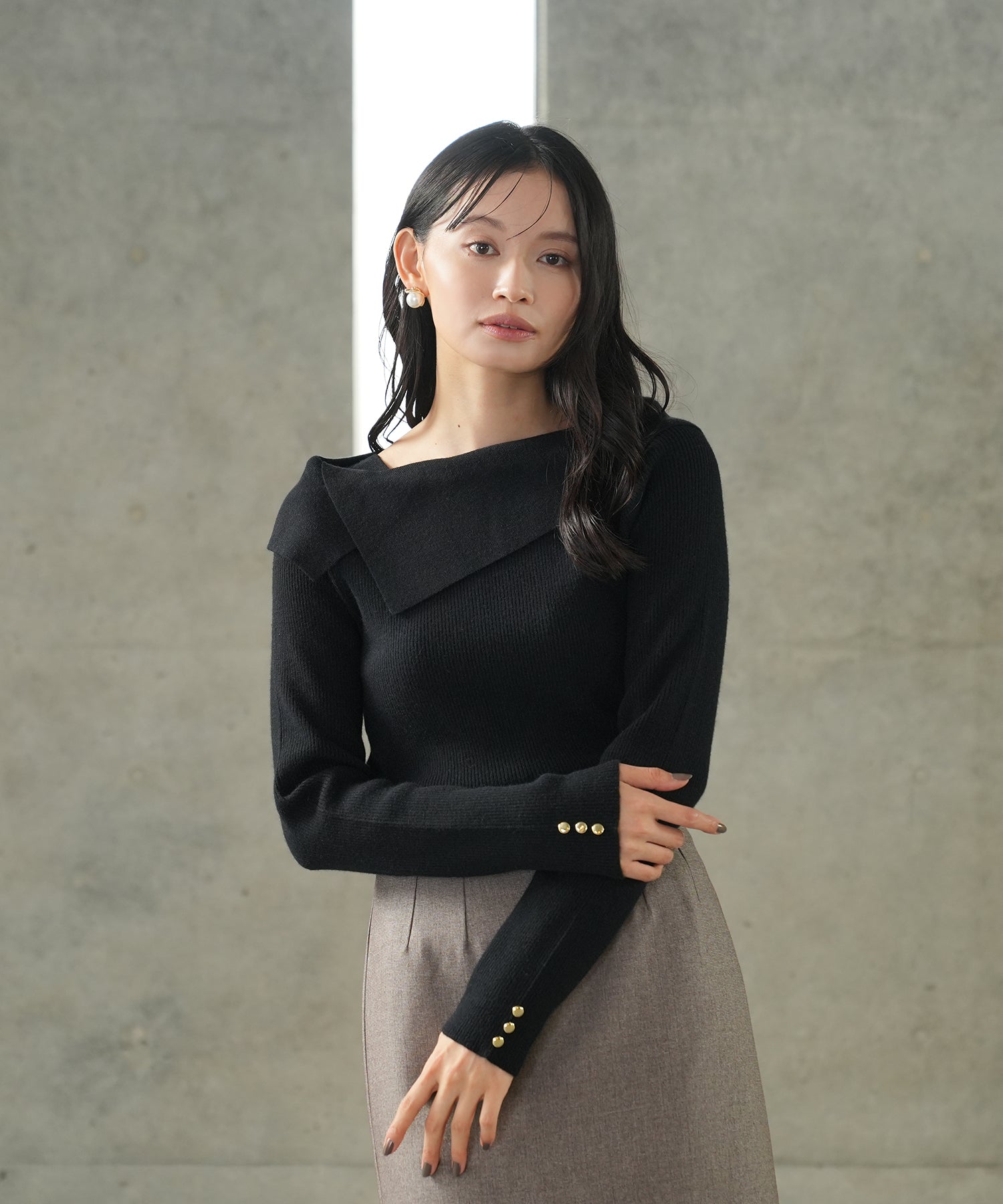 ブラック model:165 着用サイズ:M