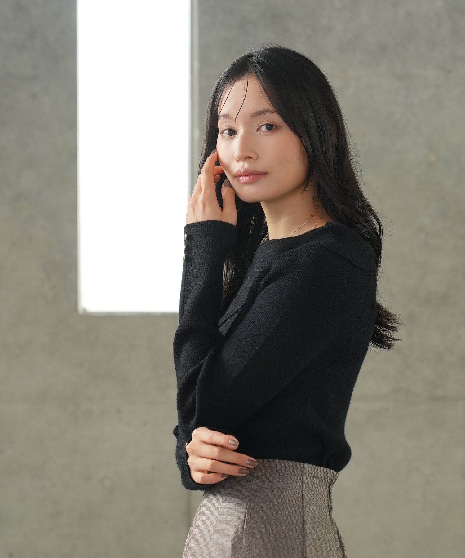 ブラック model:165 着用サイズ:M