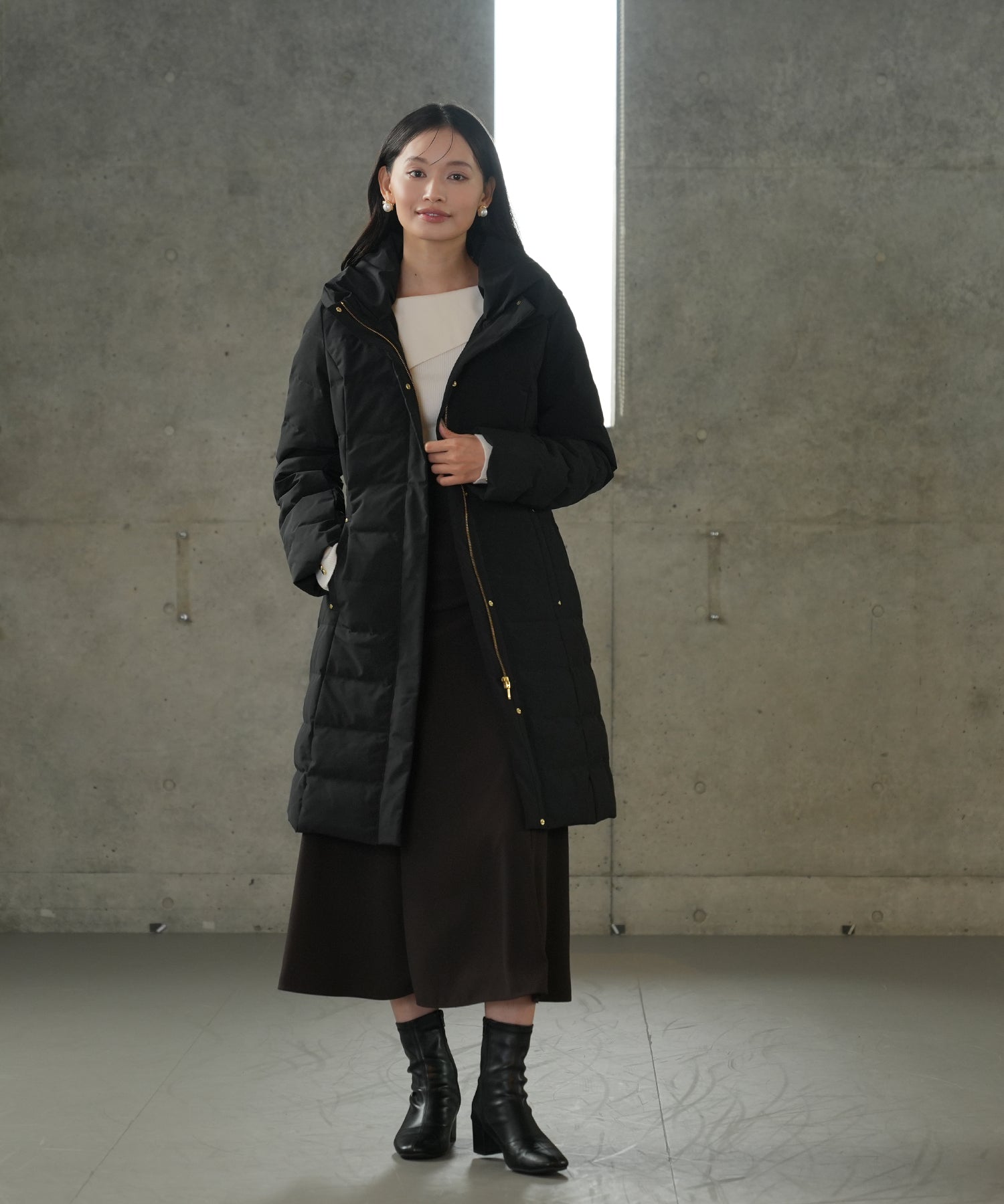 ブラック MODEL:165 着用サイズ:M