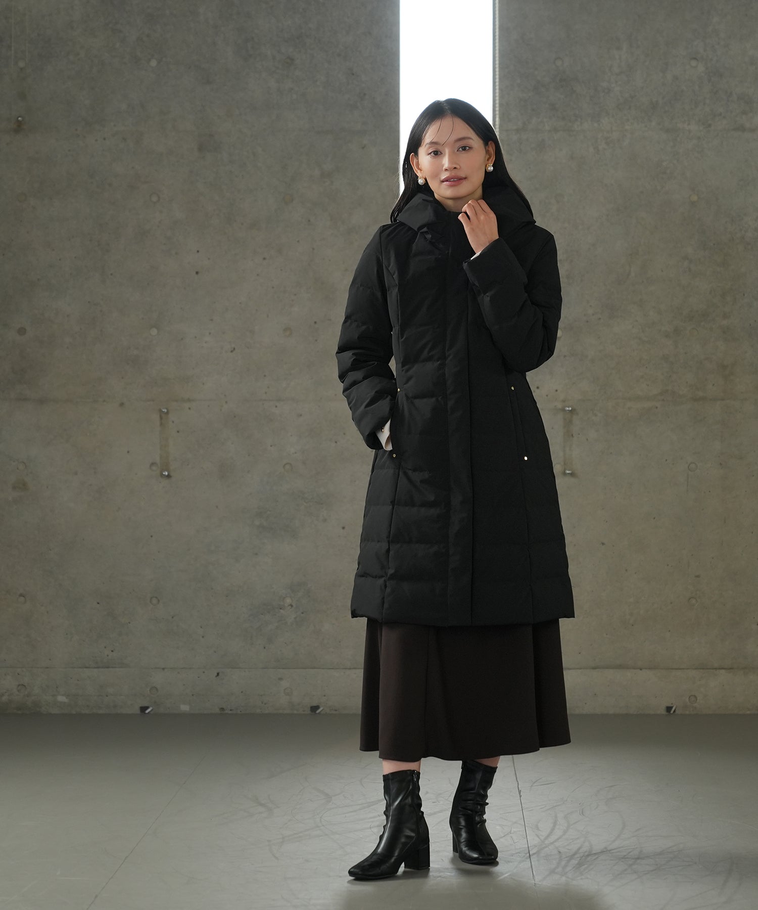 ブラック MODEL:165 着用サイズ:M