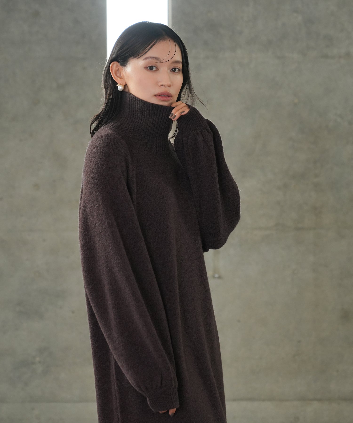 ブラウン model:165 着用サイズ:M