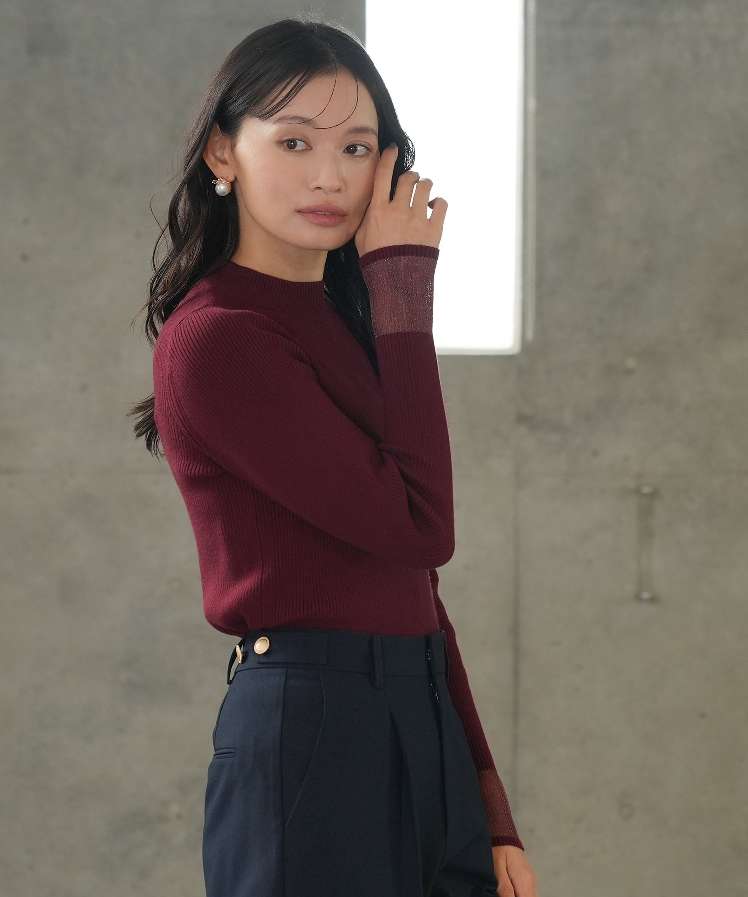 ワイン model:165 着用サイズ:M